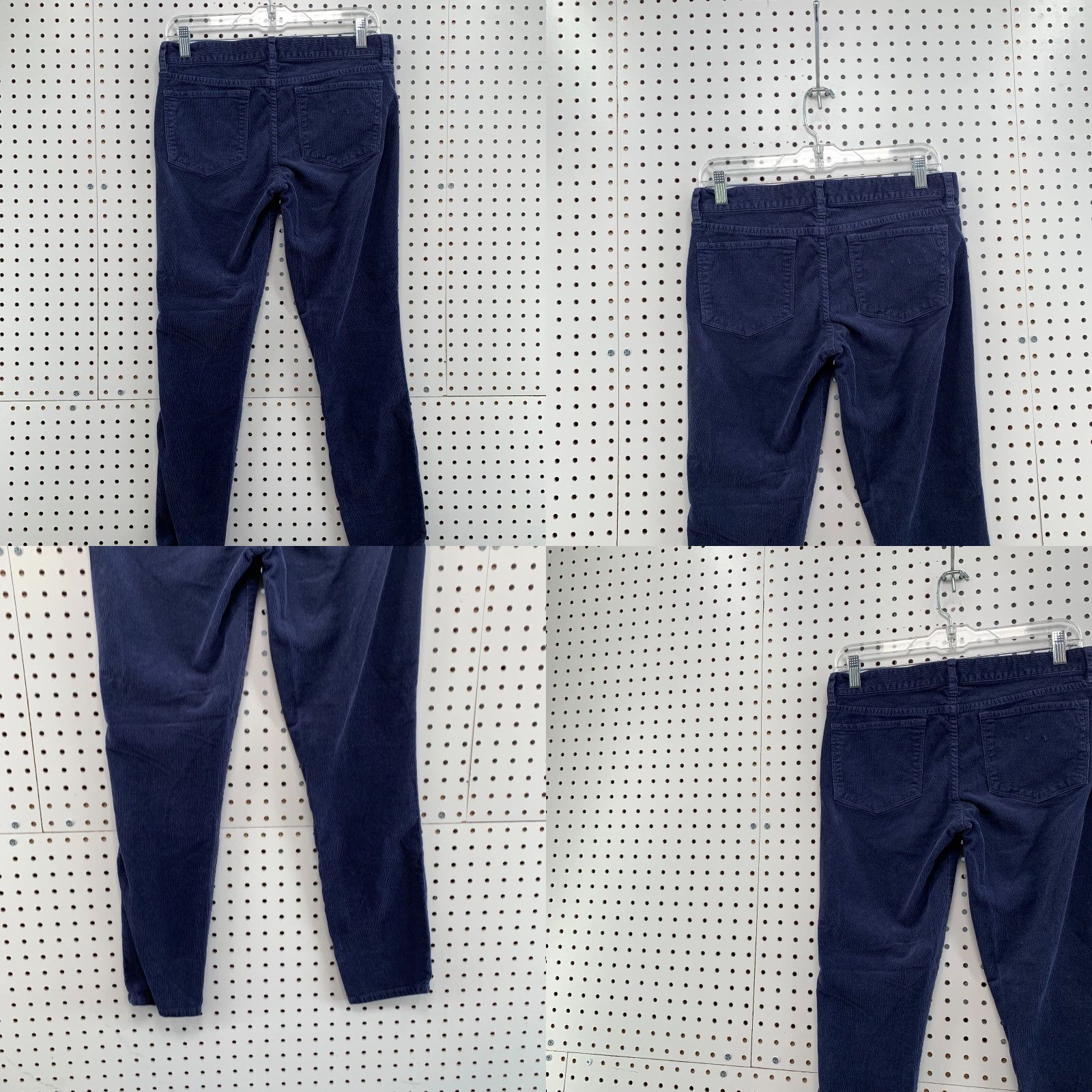 J.Crew J.Crew Toothpick Corduroy Pants Navy Blue Women's 28 Ankle Fits 30x26 Size 28 Corduroy Skinny Inseam 27" Adults Ladies (Mens/Womens) Size 30" / US 8 / IT 44 - 8 Thumbnail