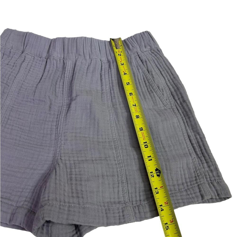 Madewell Madewell l Lightspun Easy Pull On Shorts Lavender XS Size 26" / US 2 / IT 38 - 4 Thumbnail