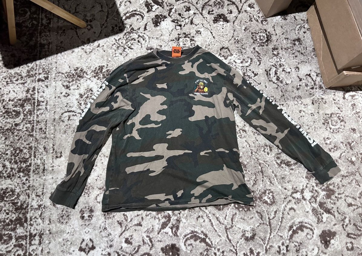 Teddy Fresh LIMITED TEDDY FRESH CAMO LONGSLEEVE SHIRT Size US M / EU 48-50 / 2 - 1 Thumbnail