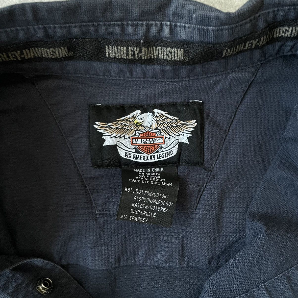 Harley Davidson Vintage Harley Davidson Overshot Big Back Logo Size US M / EU 48-50 / 2 - 5 Thumbnail