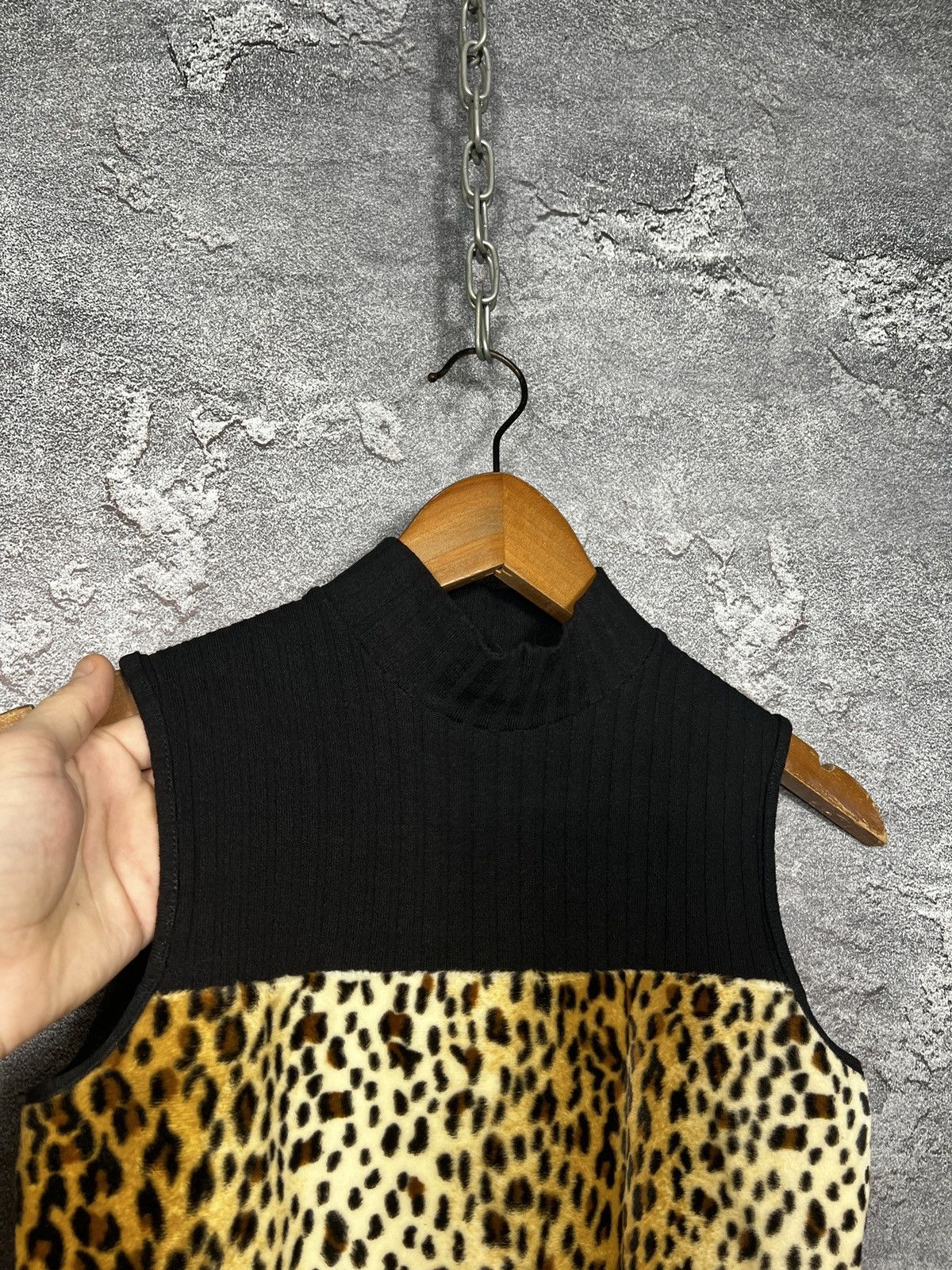 Morgan De Toi Vintage Y2K Morgan De Toi Leopard Print Vest Tank Top Size S Size S / US 4 / IT 40 - 6 Thumbnail