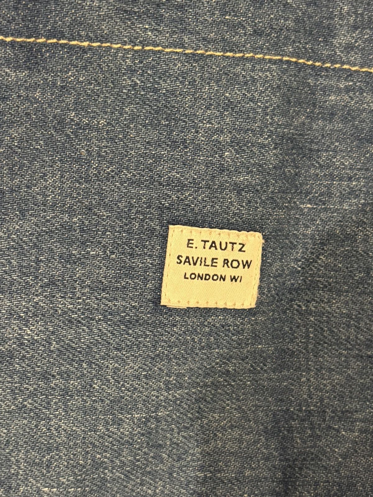 E. Tautz FW18 Motorcyle Style Denim Jacket Size US S / EU 44-46 / 1 - 3 Thumbnail