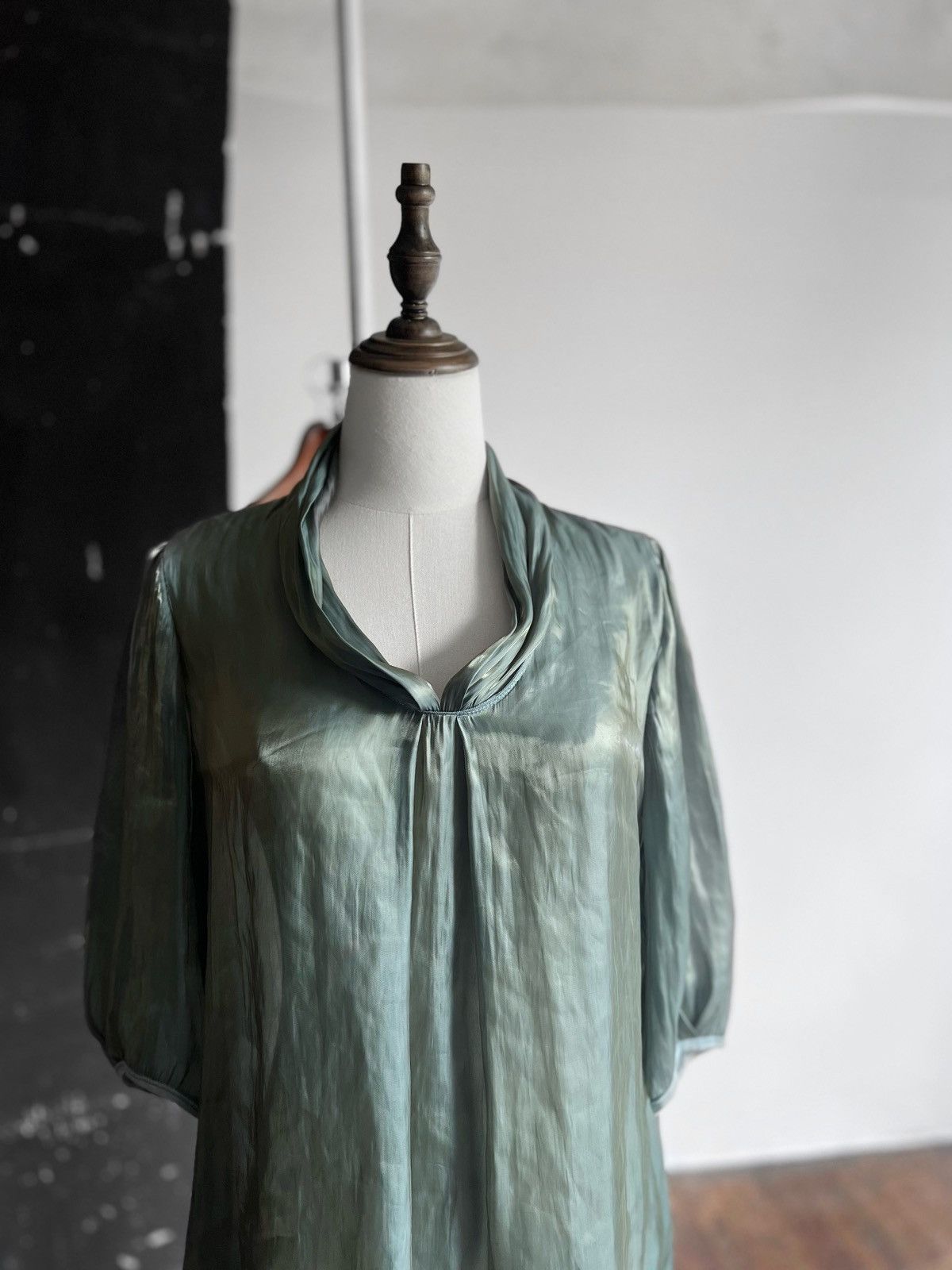 Designer Beate Heymann Street Couture Womens Premium Silk Blouse Size M / US 6-8 / IT 42-44 - 2 Thumbnail