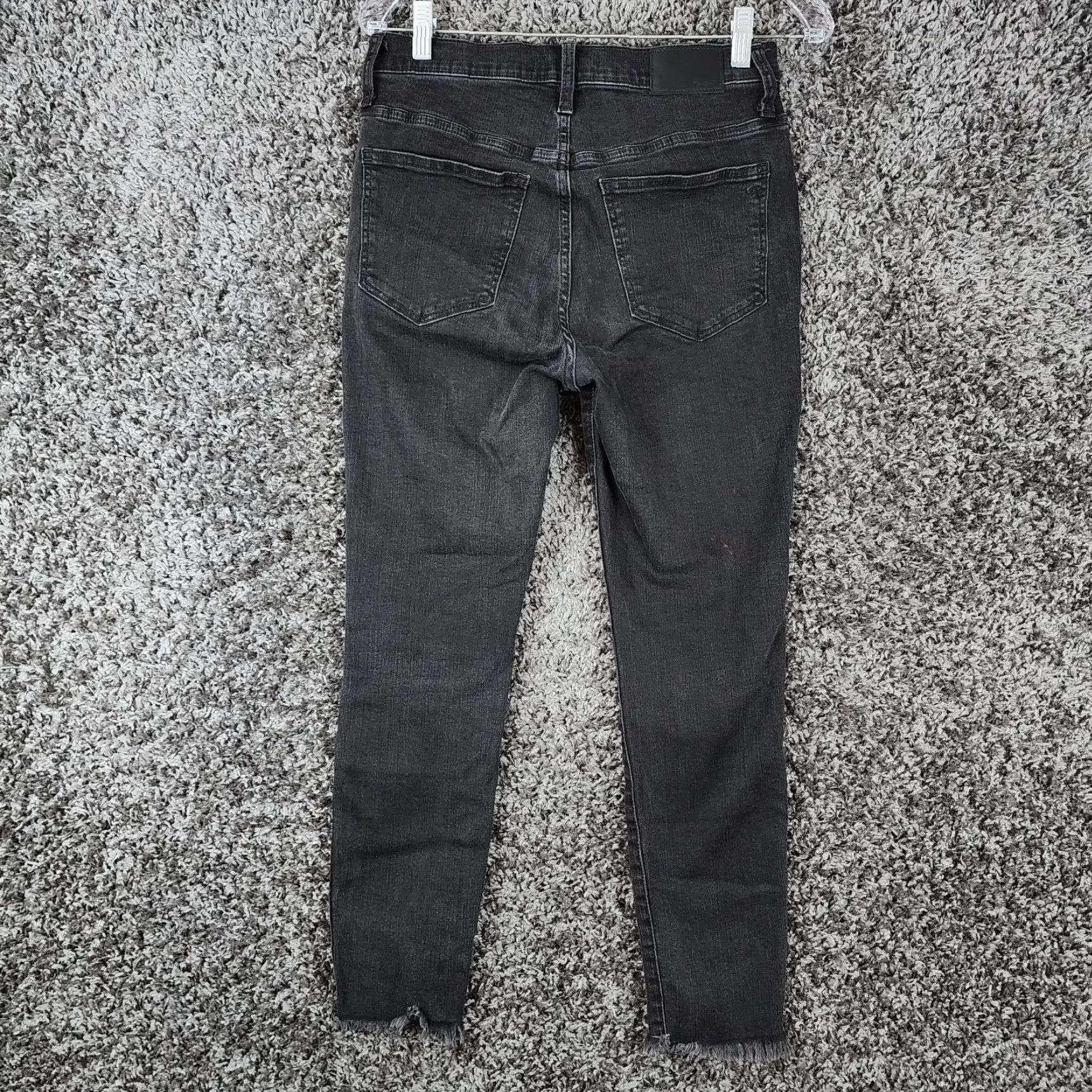 Madewell Madewell Jeans Women 27P Petites 10" High Rise Skinny Black Womens Size 27" / US 4 / IT 40 - 7 Thumbnail