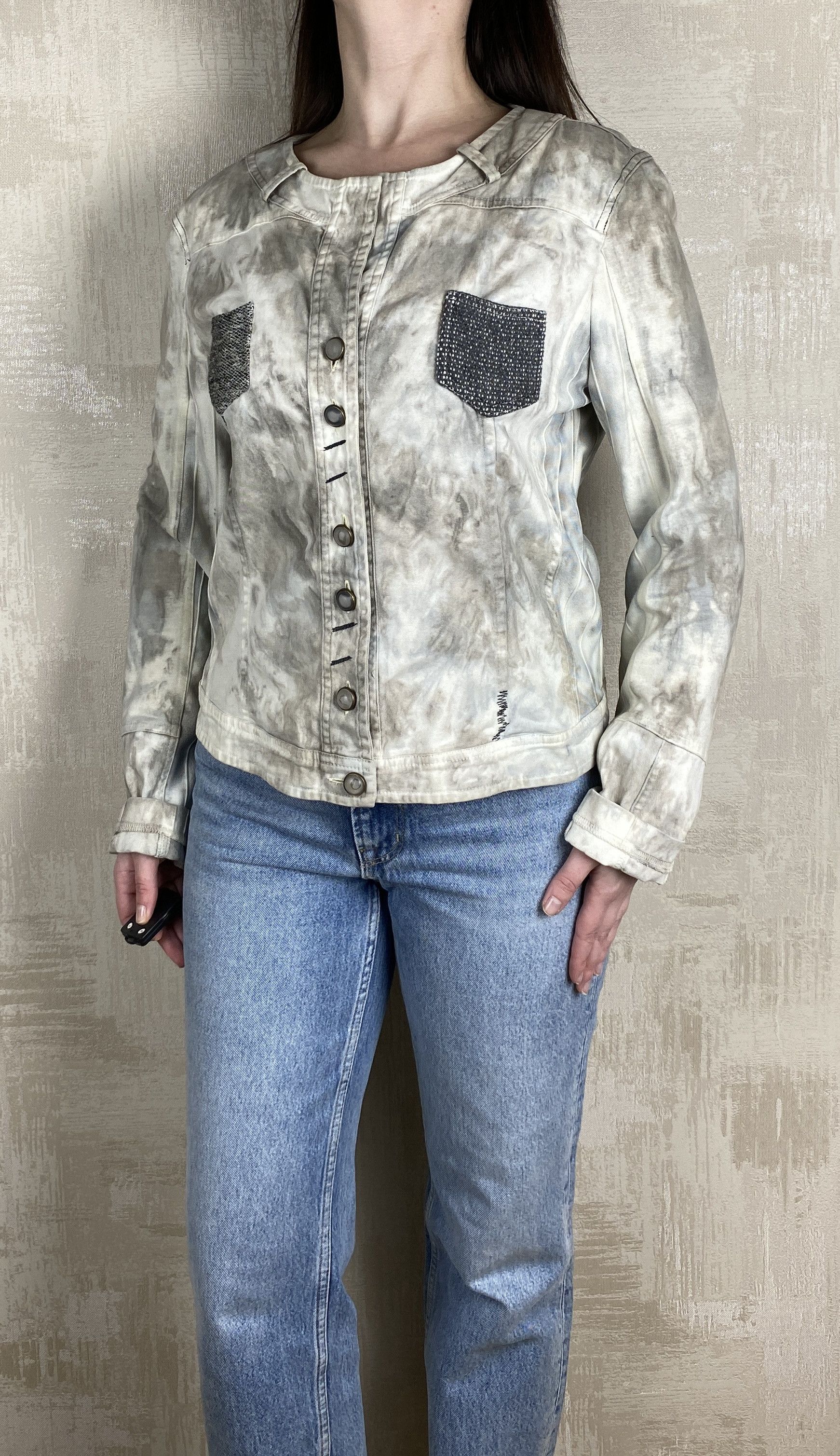 Elisa Cavaletti Rare Elisa Cavalleti Daniela Dallavalle Beige Blazer Jacket Size L / US 10 / IT 46 - 2 Thumbnail