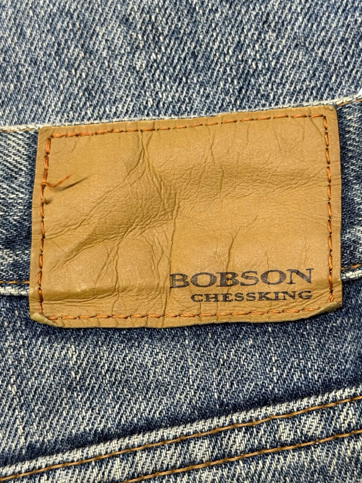 Japanese Brand Vintage 00s Bobson Chessking Japanese Market Jeans | W32 Size US 32 / EU 48 - 11 Thumbnail