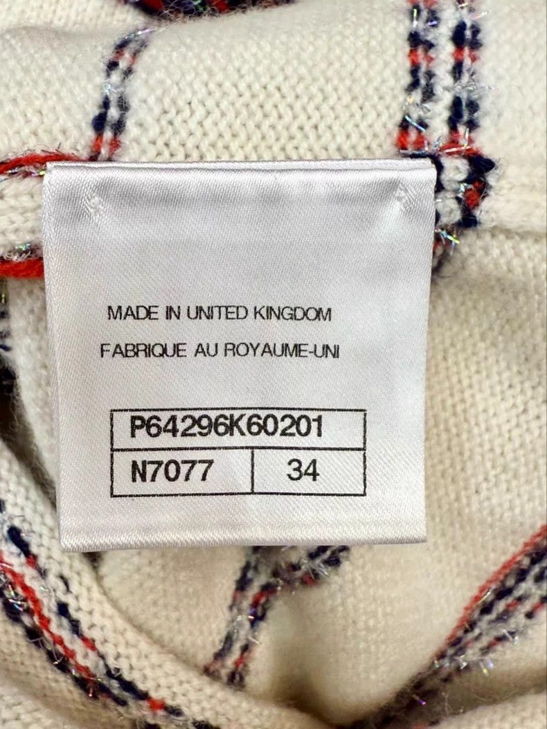 Chanel Chanel Show silk striped cashmere coat Size XXS / US 00 / IT 34 - 7 Thumbnail