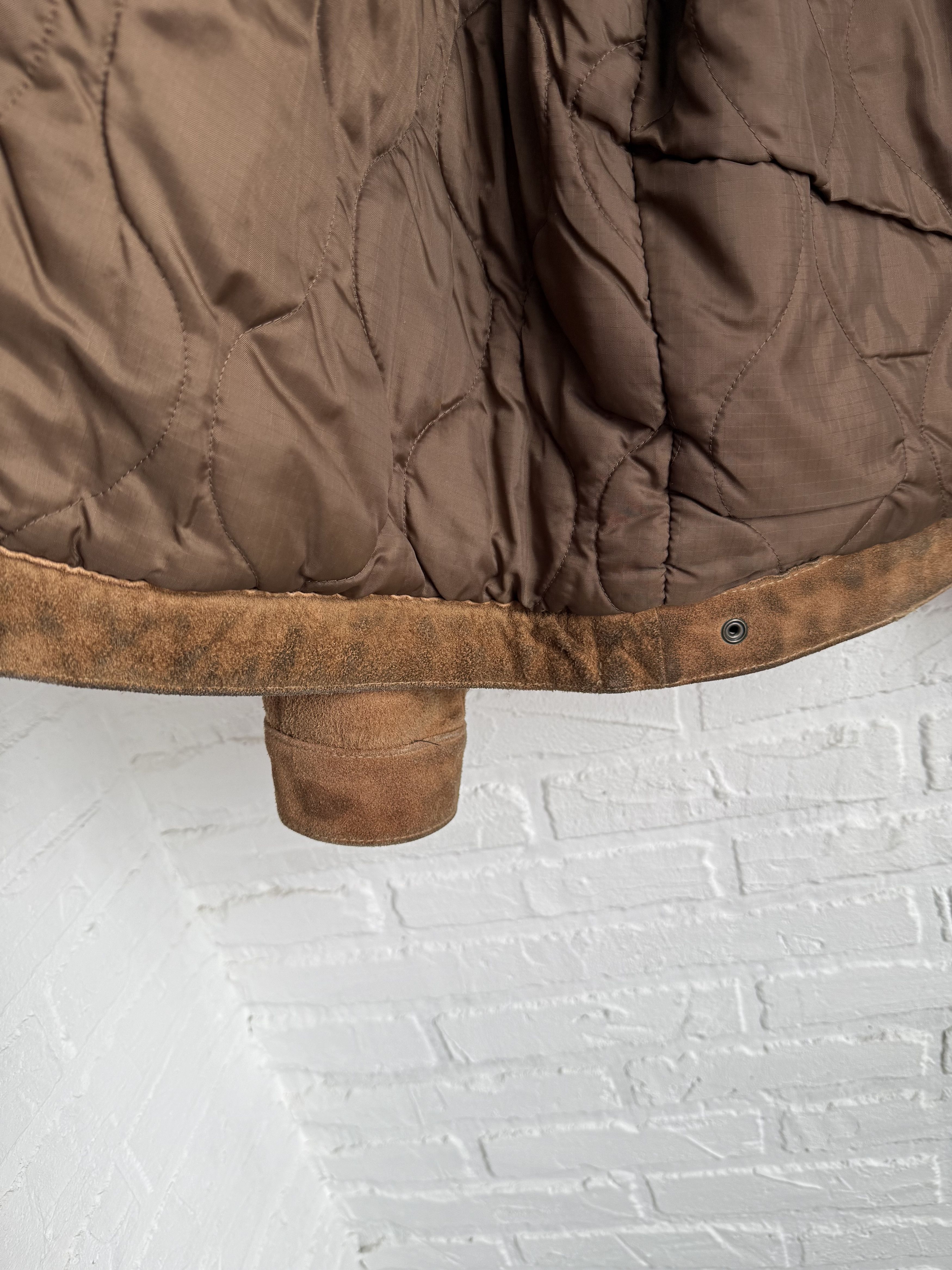Diesel Vintage 2000s DIESEL work suede leather jacket Size US M / EU 48-50 / 2 - 6 Thumbnail