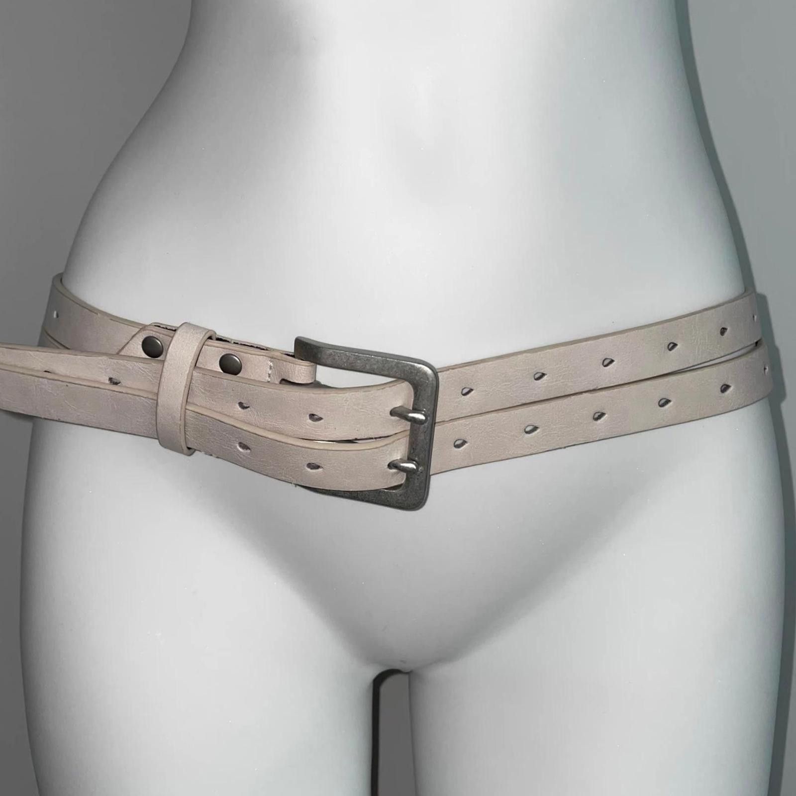 Japanese Brand Y2K Casual Layered Buckle Modern Belt Size ONE SIZE - 2 Thumbnail