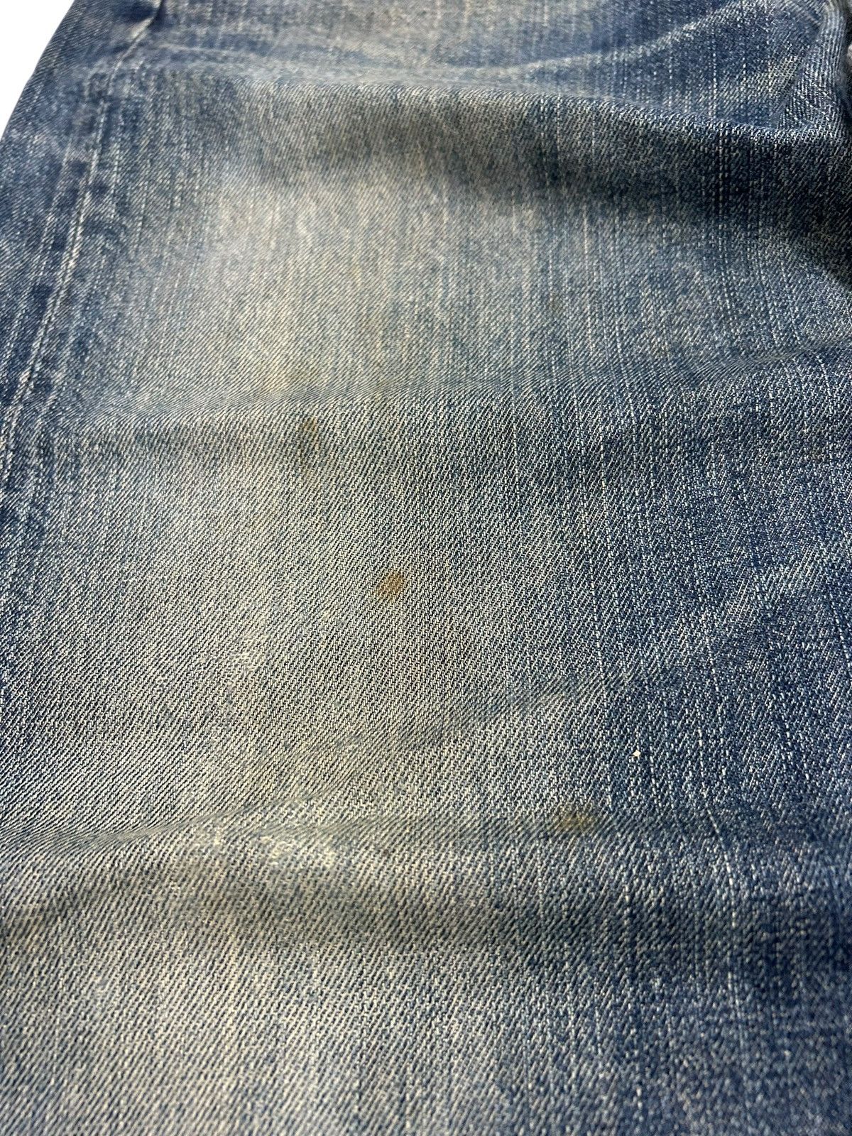 Levi's Vintage Levis 702 Big E Button Fly Buckle Selvedge Distress Size US 33 - 4 Thumbnail