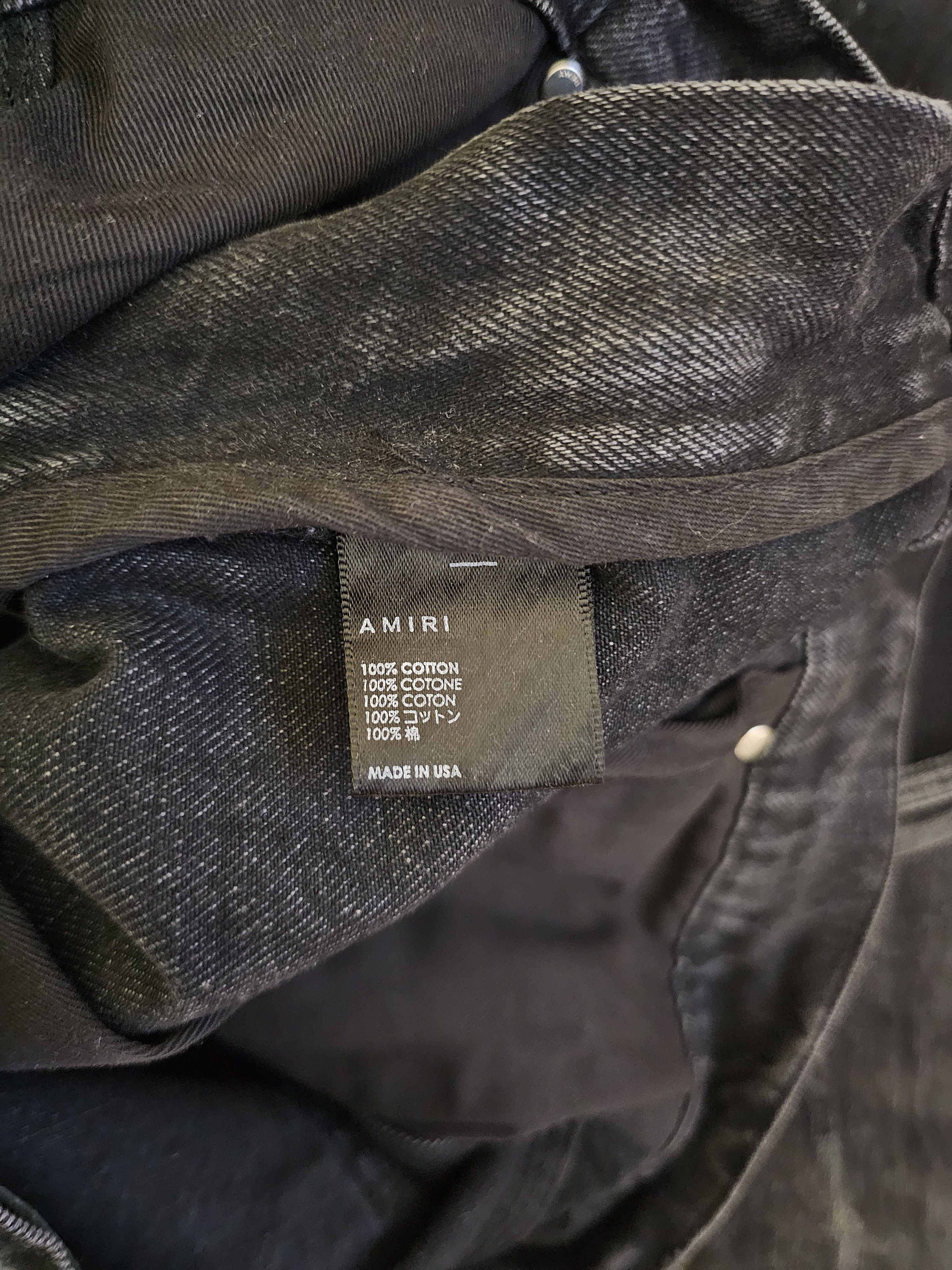Amiri Amiri Men's Loose-Fitting Jeans Size 29 Size US 29 - 7 Thumbnail