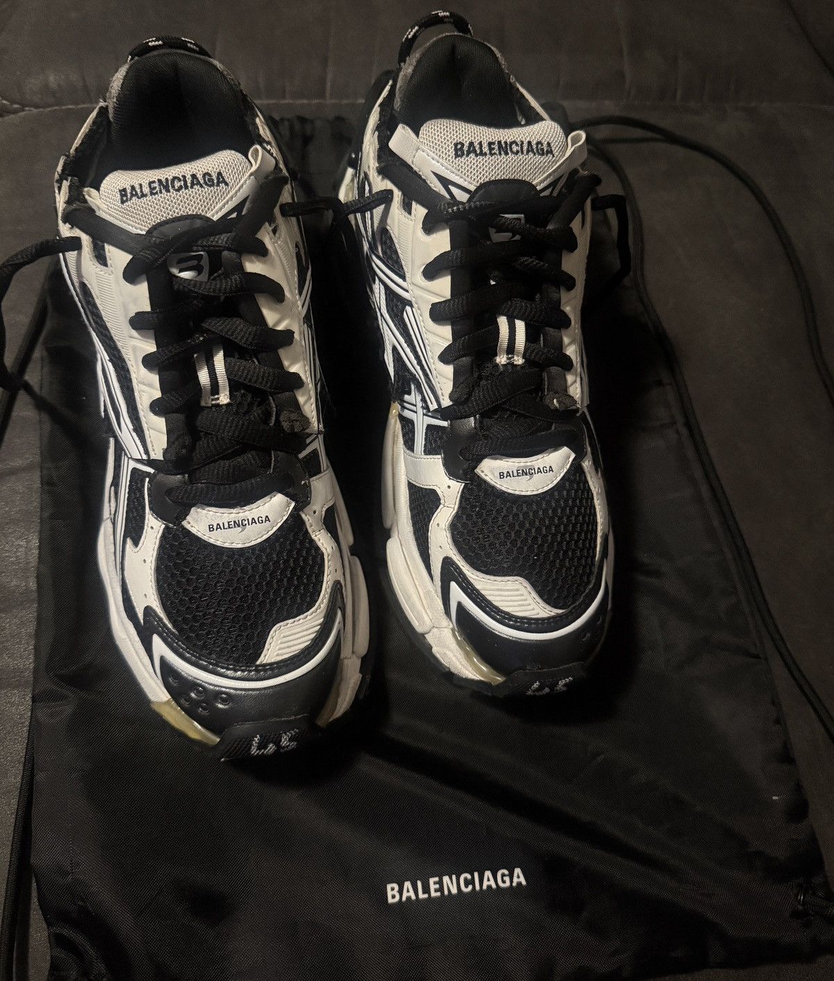 Balenciaga BALENCIAGA RUNNERS Size US 12 / EU 45 - 1 Thumbnail