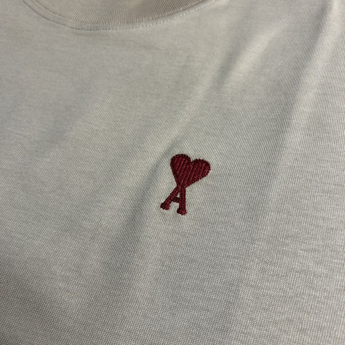 AMI Ami Paris Logo Embroidery T-shirt NEW Size US L / EU 52-54 / 3 - 7 Thumbnail