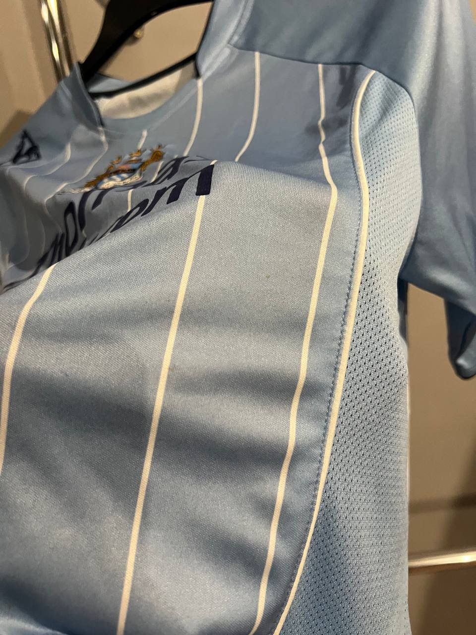 Le Coq Sportif 2007/08 MANCHESTER CITY HOME SOCCER JERSEY FOOTBALL SHIRT L Size US L / EU 52-54 / 3 - 11 Thumbnail