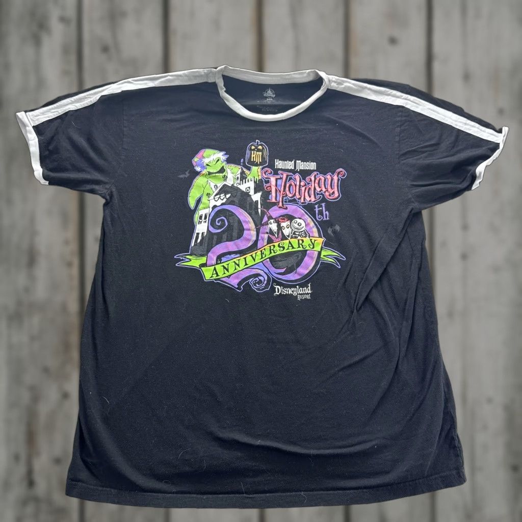 Disney Disney Shirt 2XL Black Haunted Mansion Holiday 20th Anniversary Disneyland Tee Graphic Print Mens Size US XXL / EU 58 / 5 - 1 Thumbnail