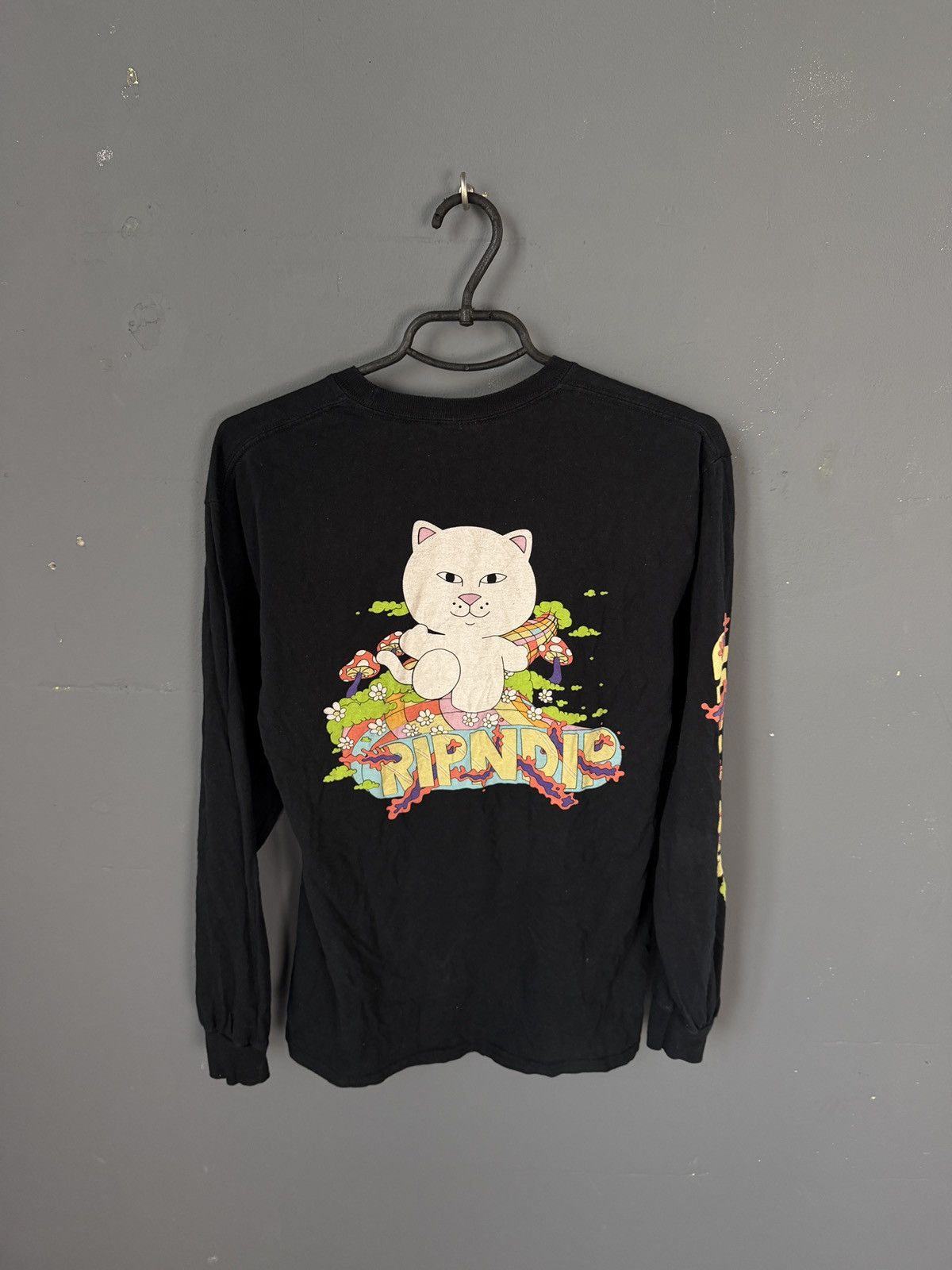 RIPNDIP 🐈🐈 Rip N Dip Black Cotton Long Sleeve T-Shirt Size US M / EU 48-50 / 2 - 3 Thumbnail