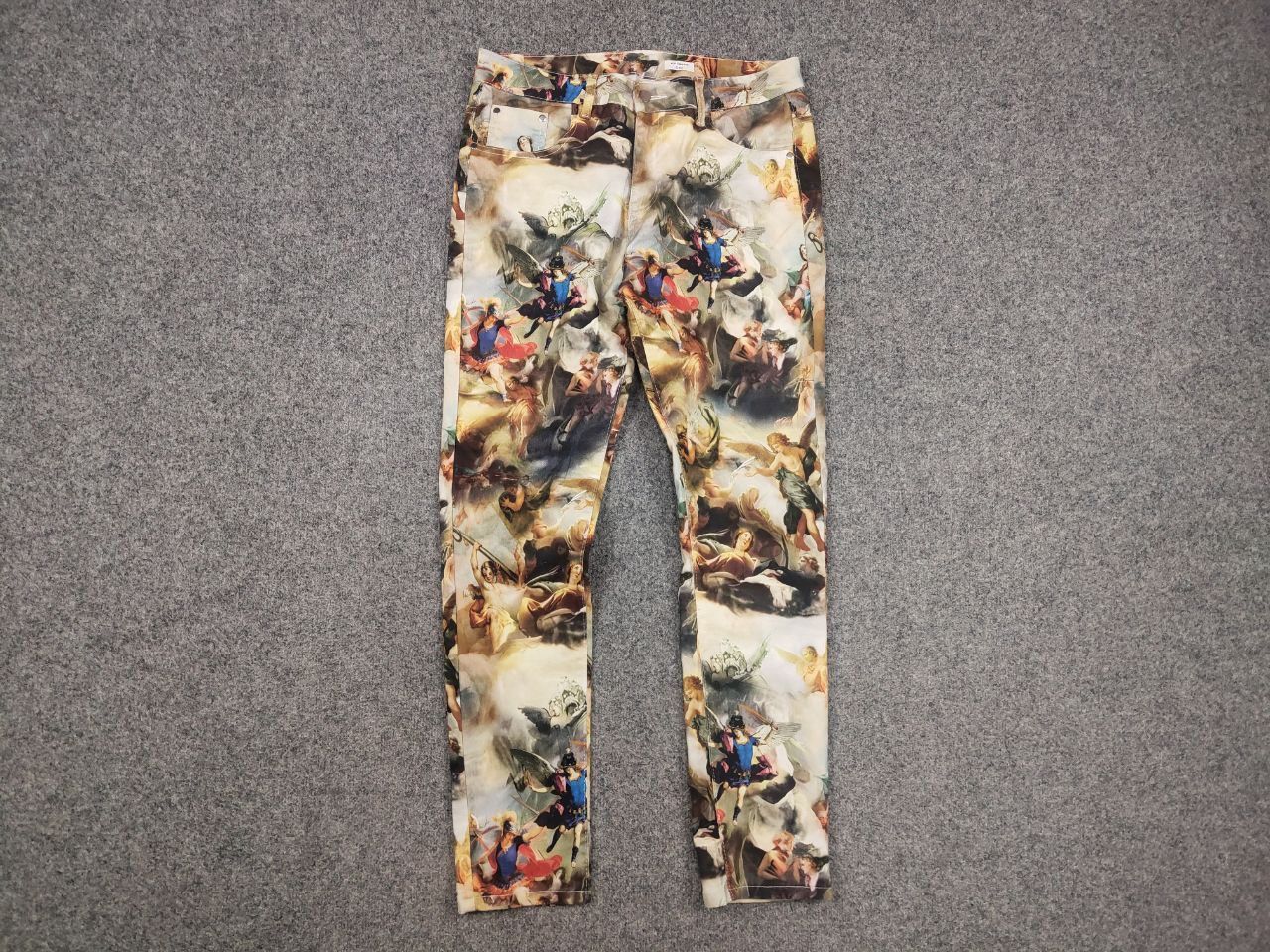 Vintage Vintage Design with angel Renaissance print pants Y2K Style Size US 34 / EU 50 - 6 Thumbnail