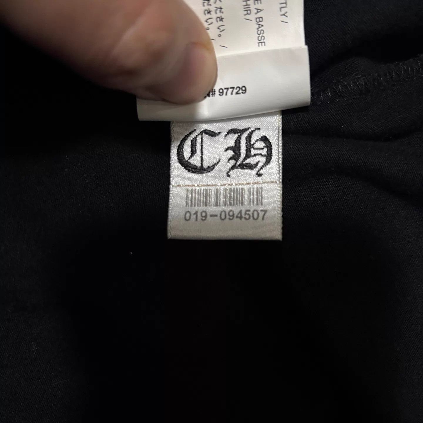 Chrome Hearts Black Short Sleeve Graphic Tee with Pocket Size US XXS / EU 40 - 6 Thumbnail