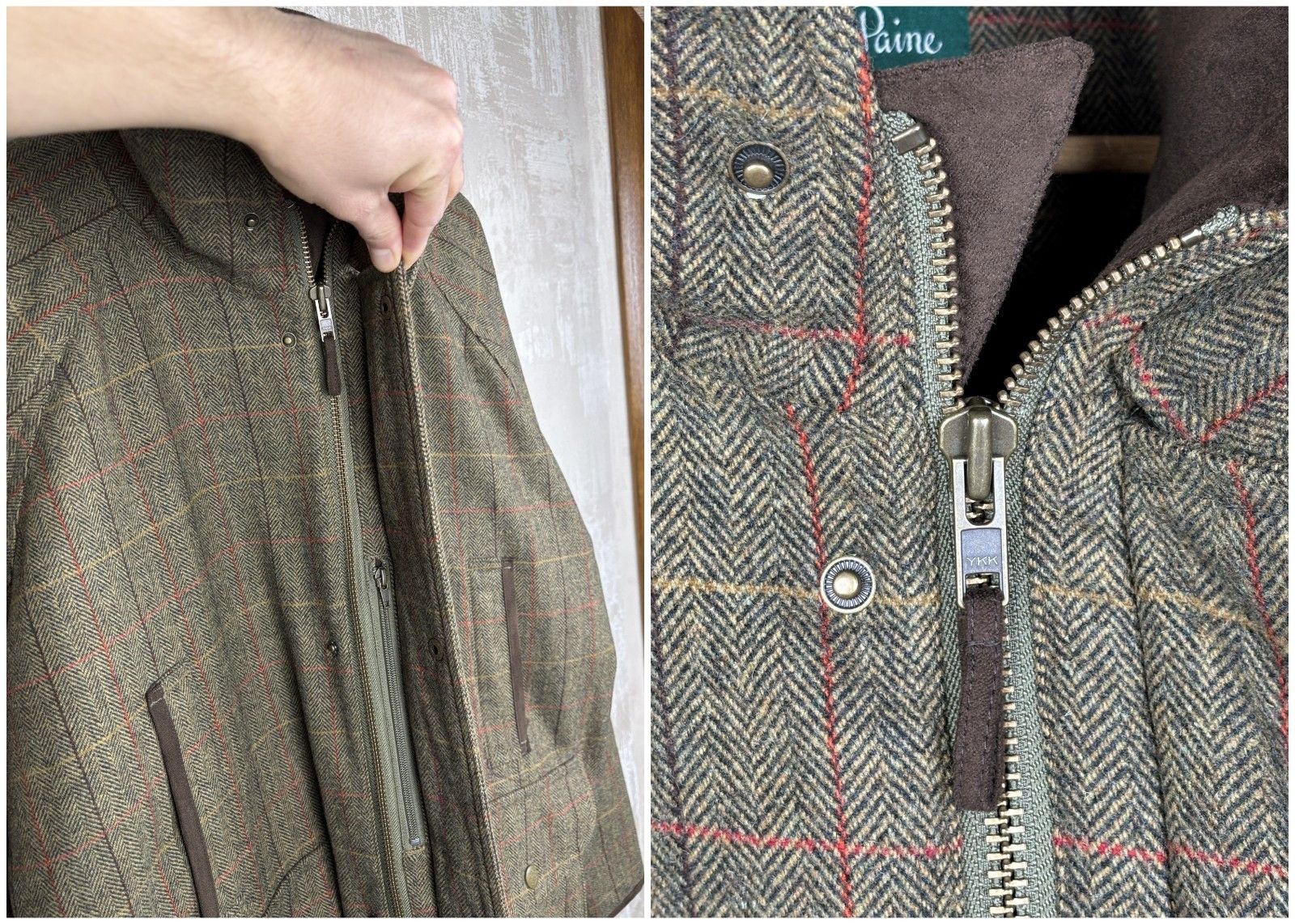 Alan Paine Alan Paine 3XL Country Collection Check Wool Field Coat Size US XXL / EU 58 / 5 - 10 Thumbnail