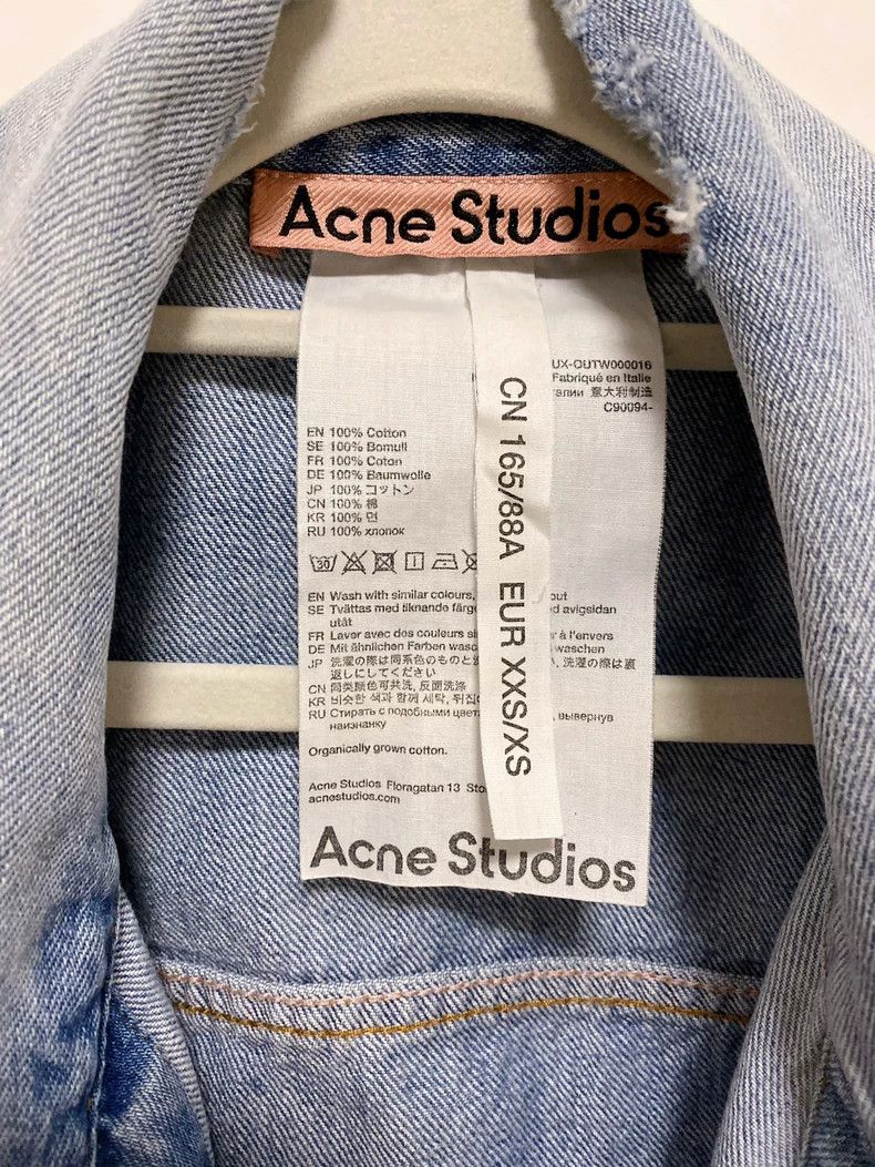Acne Studios acne studios Loose denim jacket 2502-Nextarrow Size US XS / EU 42 / 0 - 4 Thumbnail