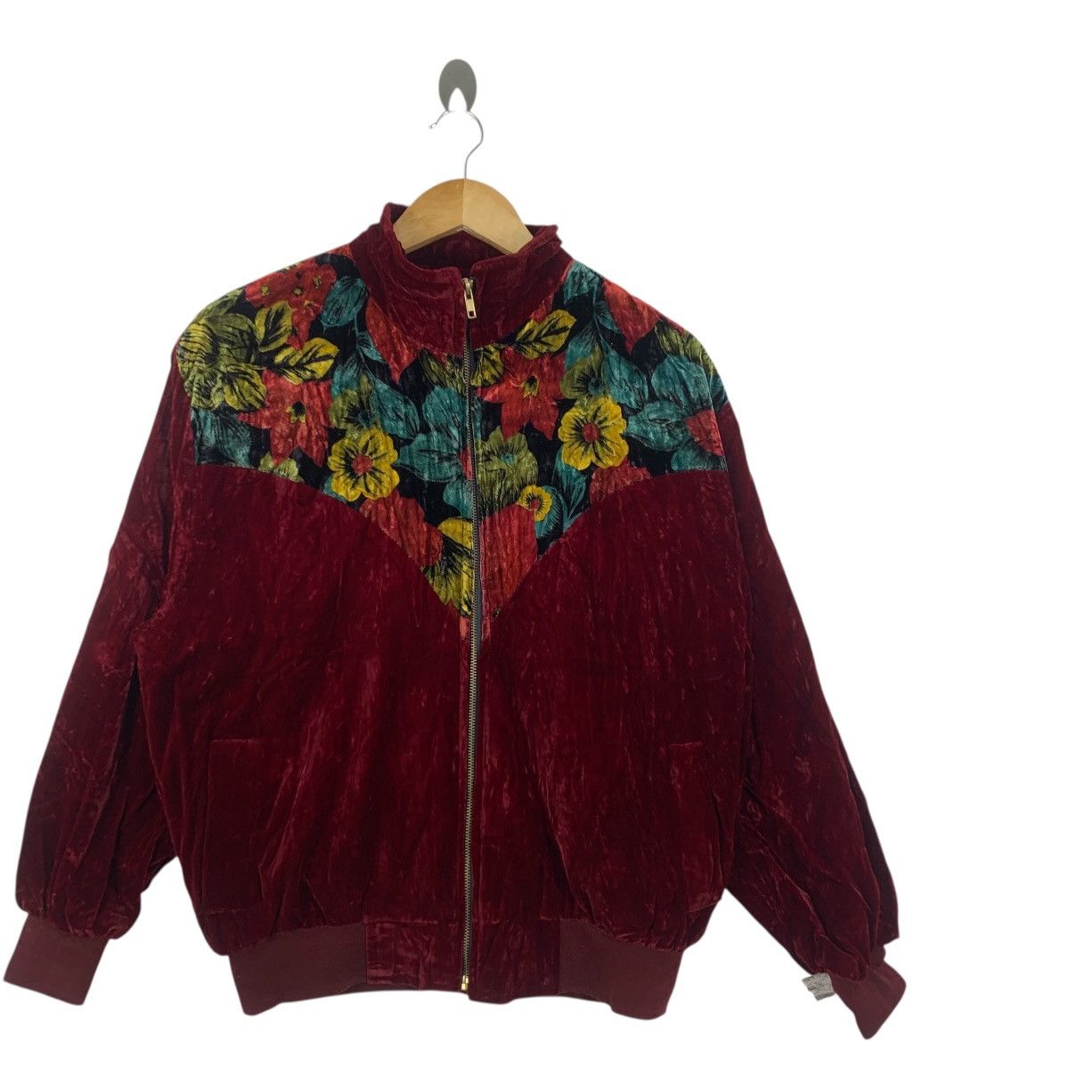 Vintage Vintage YUN FASHION JAPAN Floral Sukajan Bomber Jacket Size M / US 6-8 / IT 42-44 - 5 Thumbnail