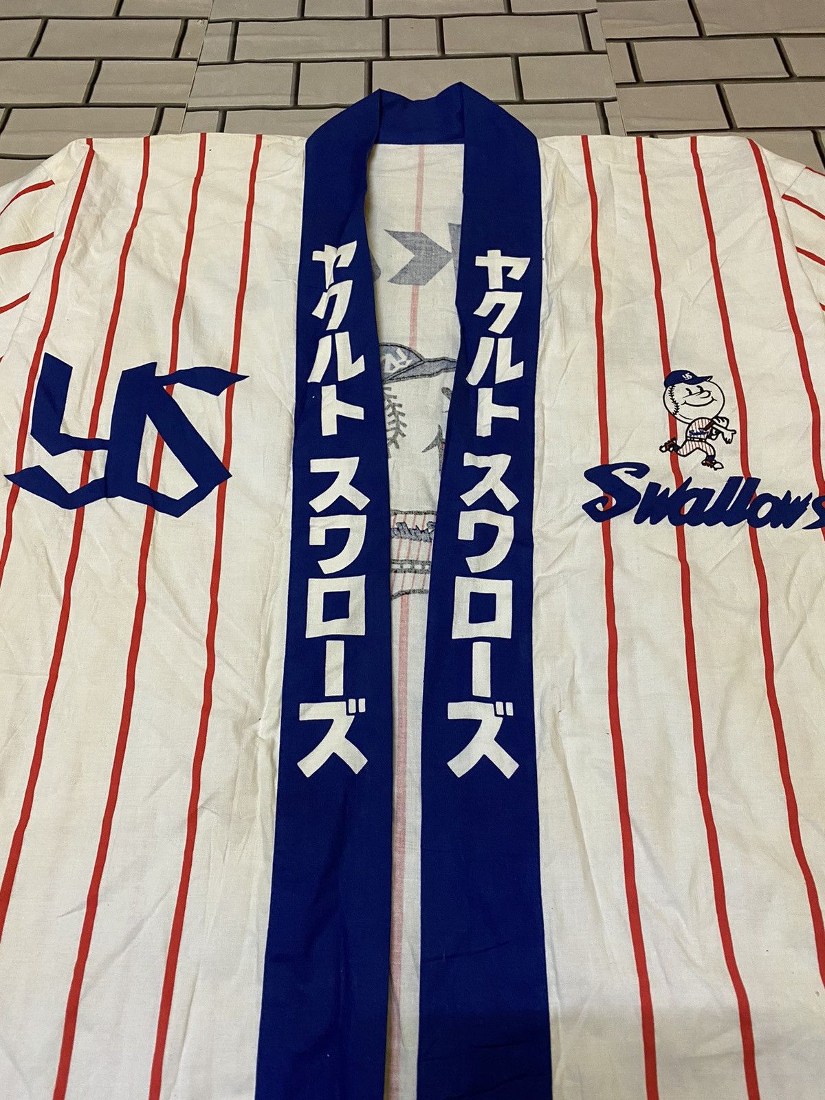 Japanese Brand Kimono yakult swallows Size L / US 10 / IT 46 - 5 Thumbnail