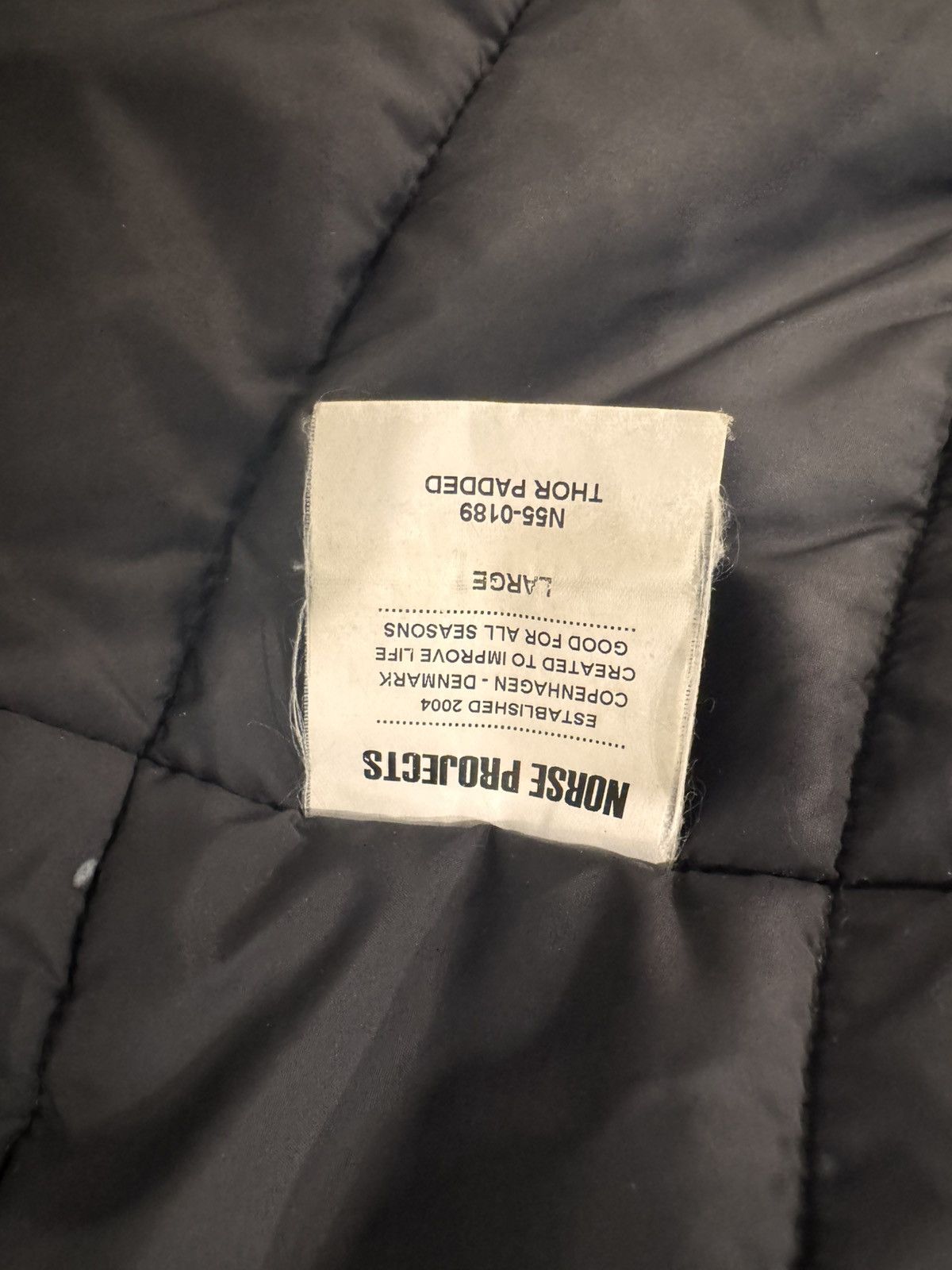 Norse Projects Norse Projects - Thor Padded Jacket Size US L / EU 52-54 / 3 - 4 Thumbnail