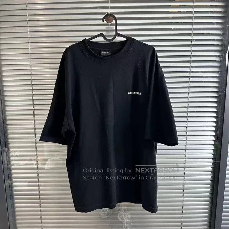 Balenciaga Balenciaga Front and back logo short sleeve Size US L / EU 52-54 / 3 - 1 Thumbnail