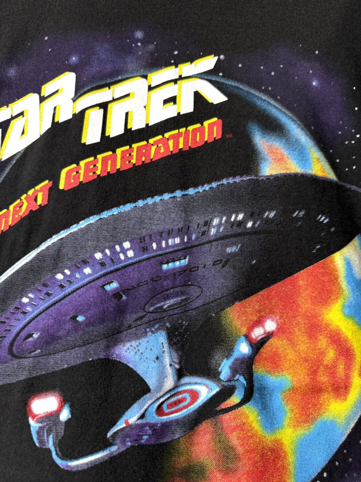 Other Rare! 1993 Vintage Star Trek The Next Generation T Shirt Size US L / EU 52-54 / 3 - 4 Thumbnail