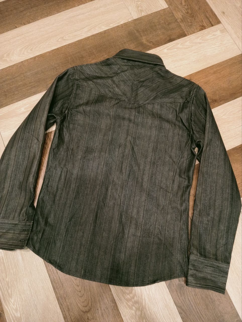 Issey Miyake VINTAGE TETE HOMME DENIM SHIRT SIZE L Size US L / EU 52-54 / 3 - 5 Thumbnail