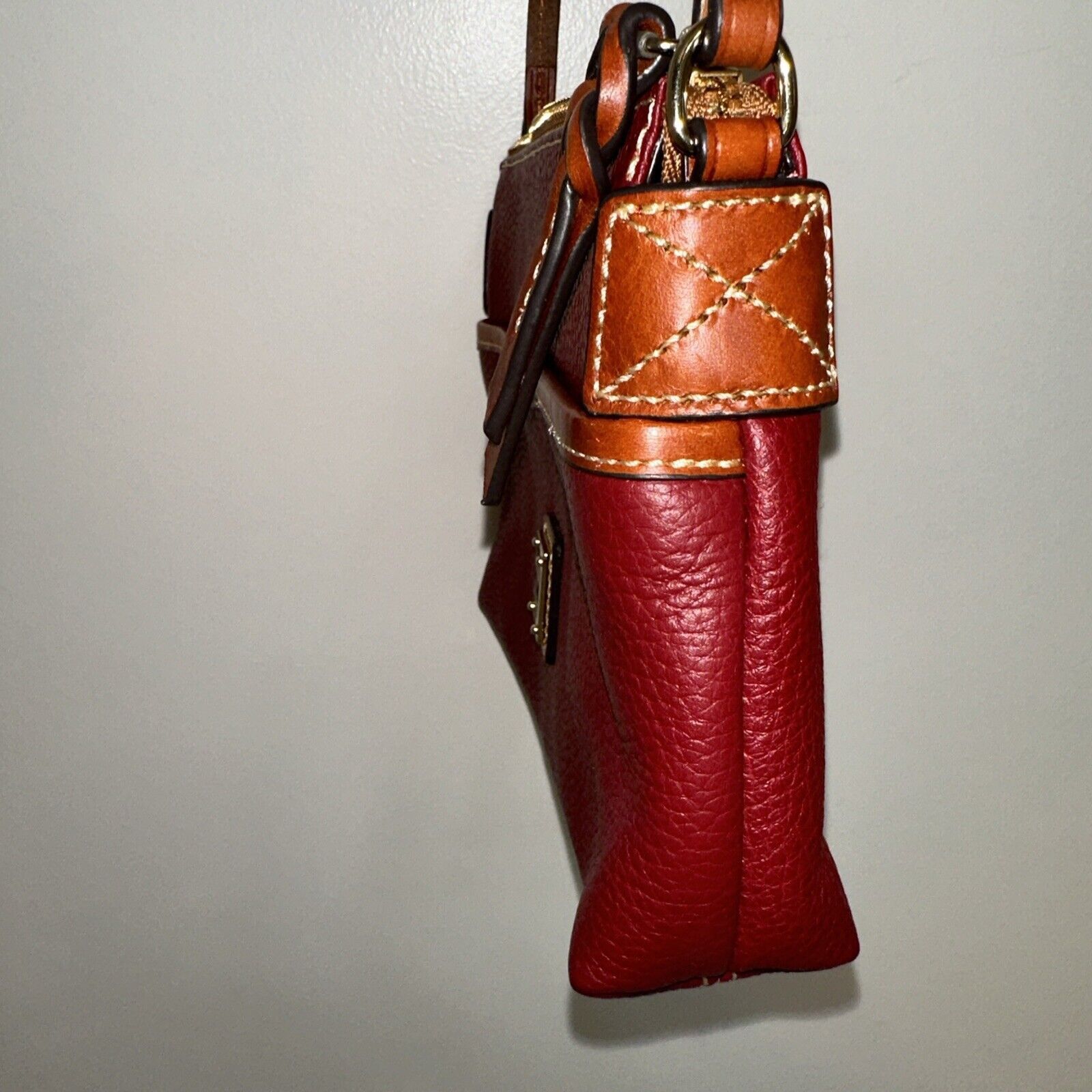 Dooney & Bourke Dooney & Bourke Pebble Leather Ginger Pouchette Crossbody Size ONE SIZE - 14 Thumbnail