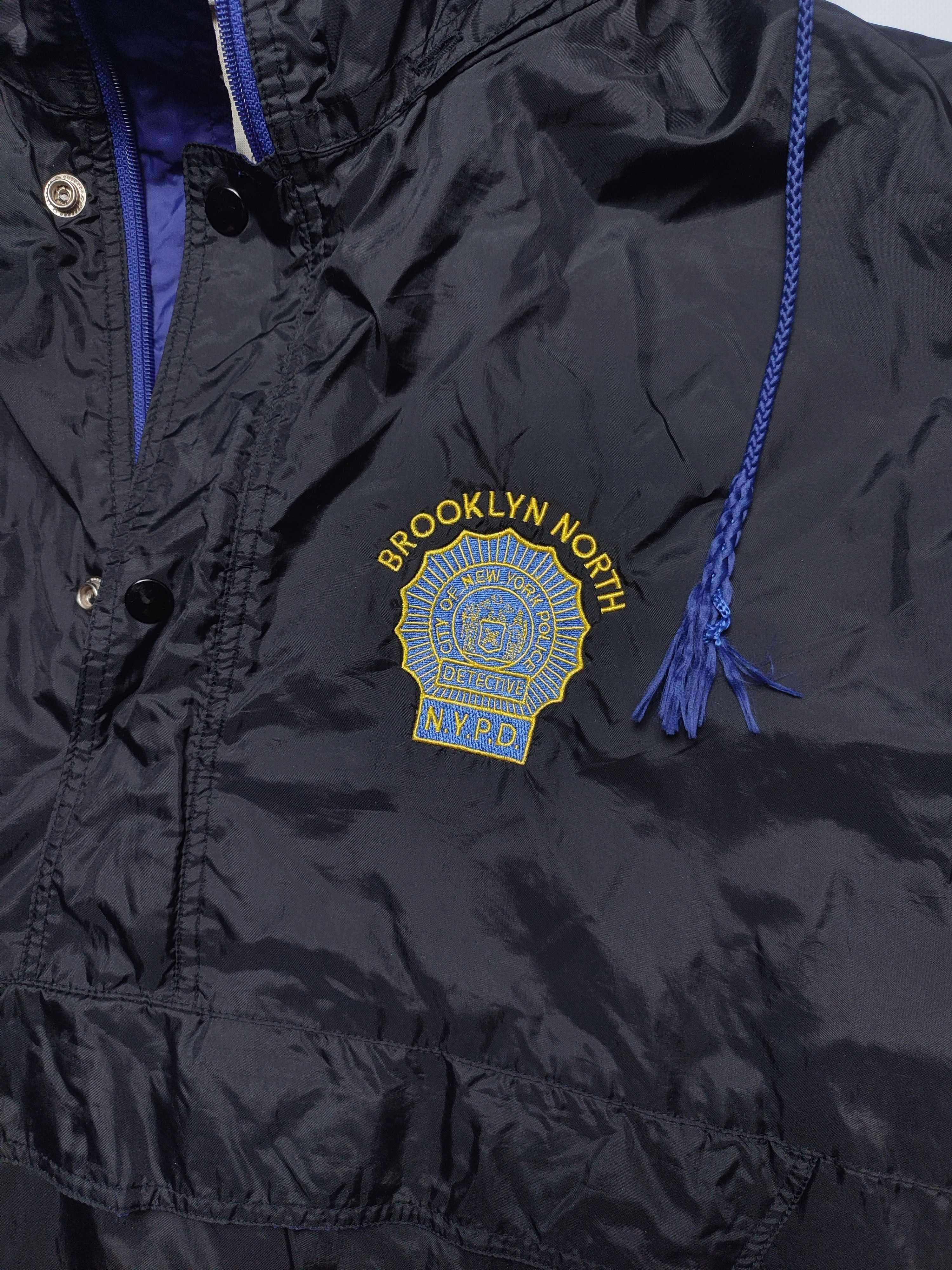 Vintage Vintage Police NYPD Brooklyn Detective Anorak Jacket Size US XL / EU 56 / 4 - 8 Thumbnail