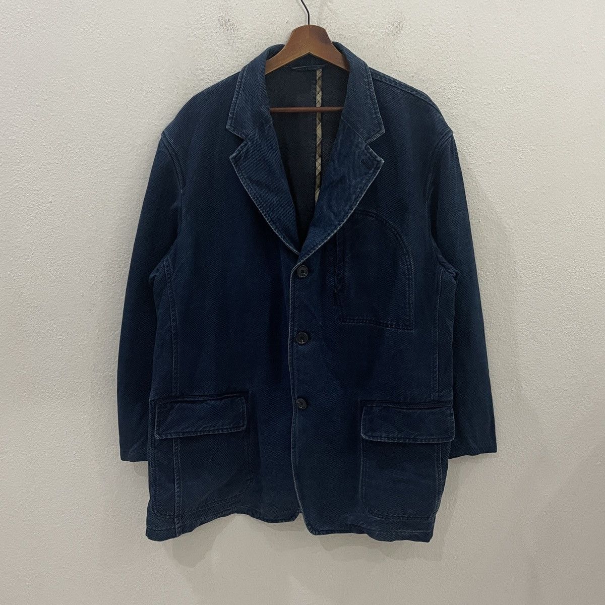 Japanese Brand Vintage Arezzo Biancco Denim Jacket Size US XL / EU 56 / 4 - 1 Thumbnail