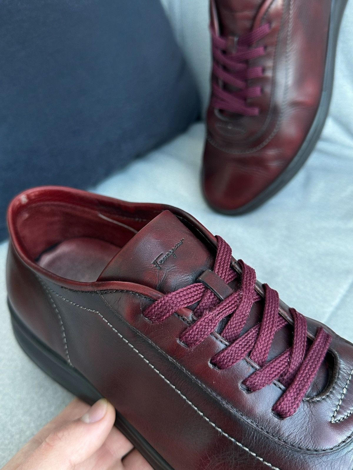 Salvatore Ferragamo Salvatore Ferragamo Leather Shoes Size US 8.5 / EU 41-42 - 4 Thumbnail