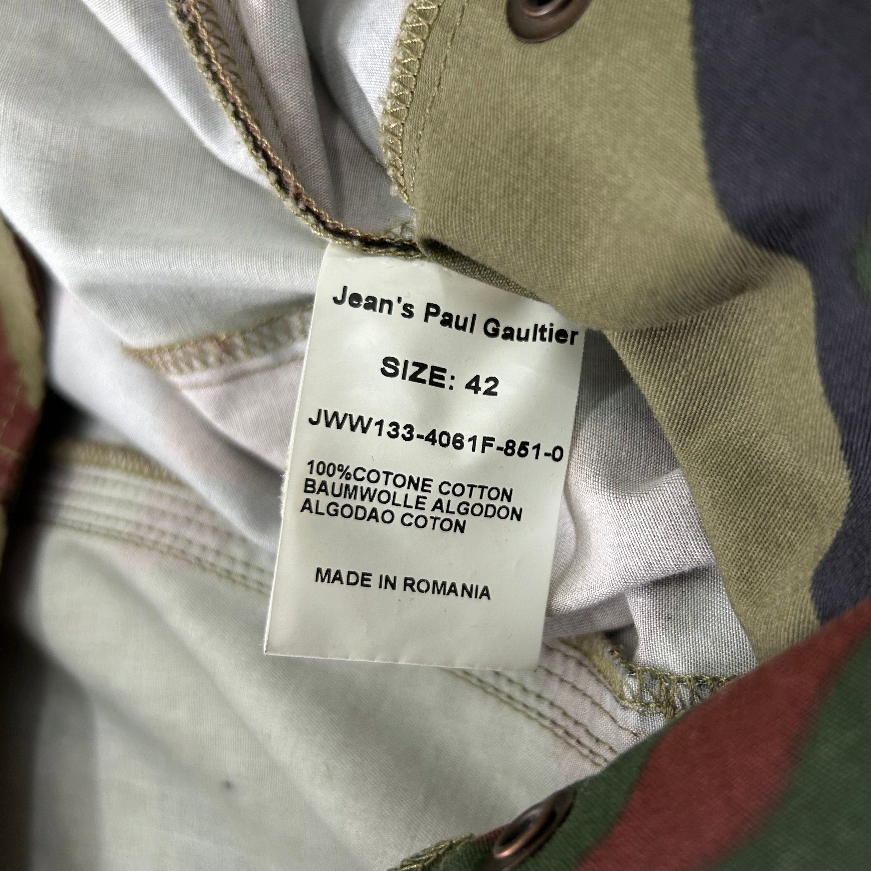 Jean Paul Gaultier Jean Paul Gaultier Camouflage Cargo Vest Dress S/M 2000s Size S / US 4 / IT 40 - 9 Thumbnail
