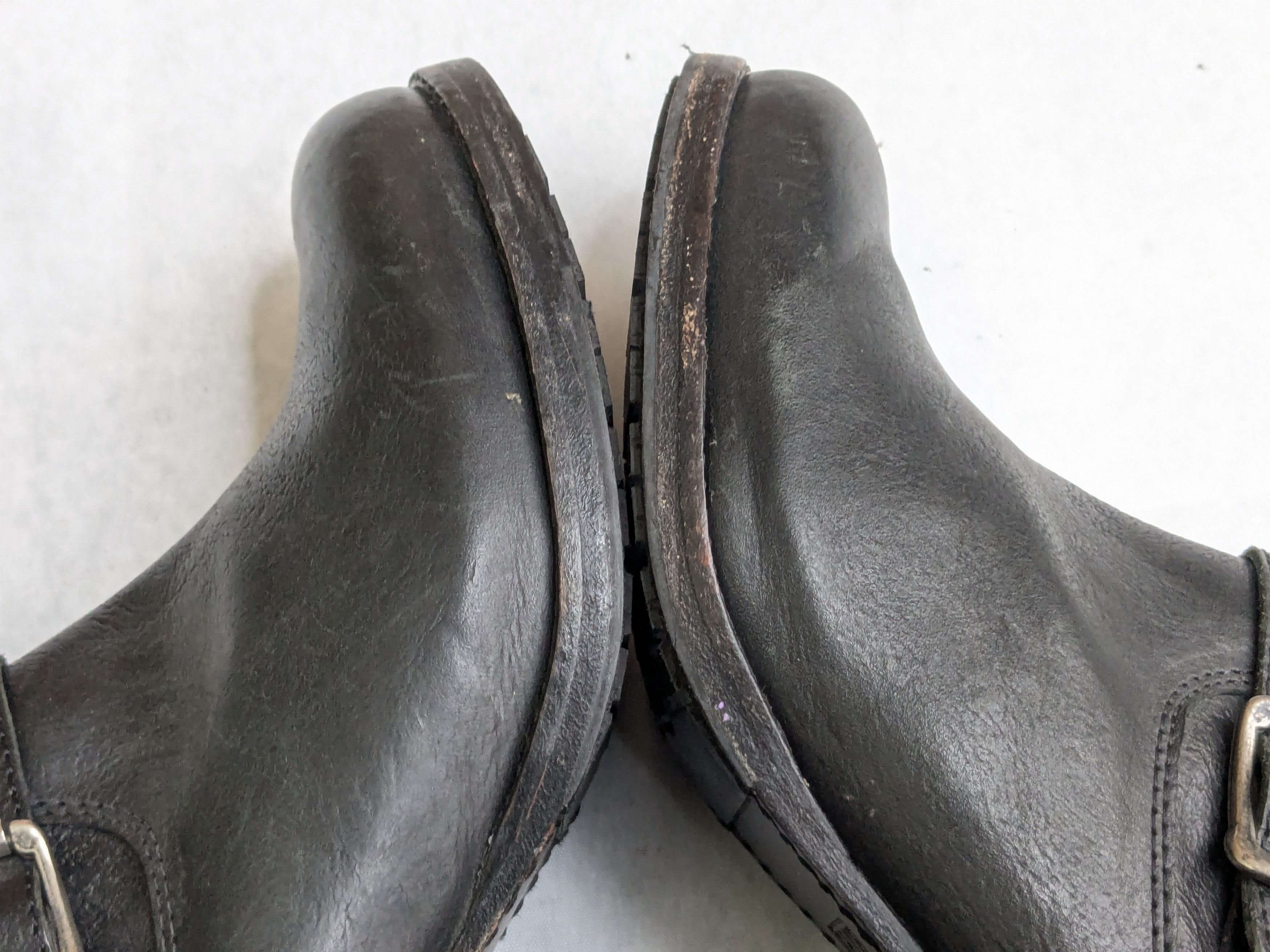 Frye Frye Engineer Boots Black Leather 7 Leather Buckle Size US 7 / EU 40 - 8 Thumbnail