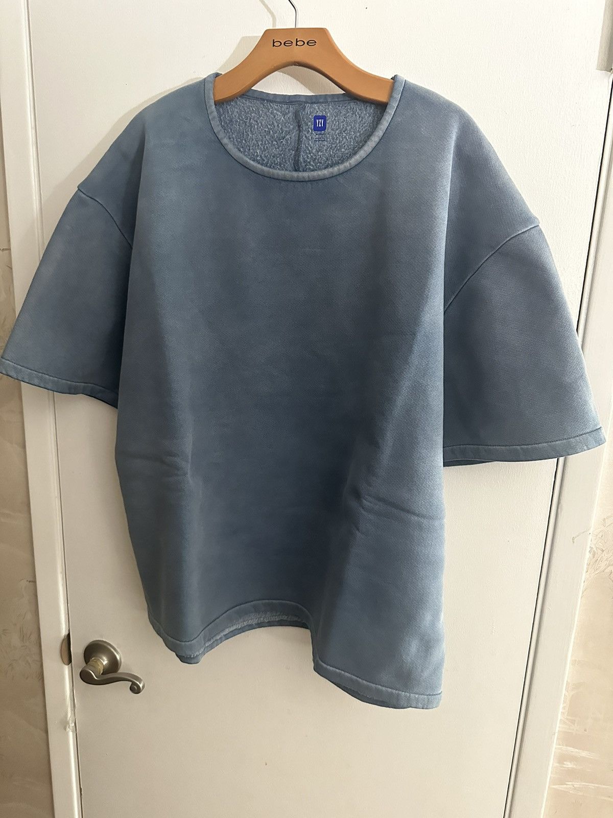 Gap × Kanye West Yeezy gap unreleased fleece back yoke t shirt blue medium Size US M / EU 48-50 / 2 - 1 Thumbnail