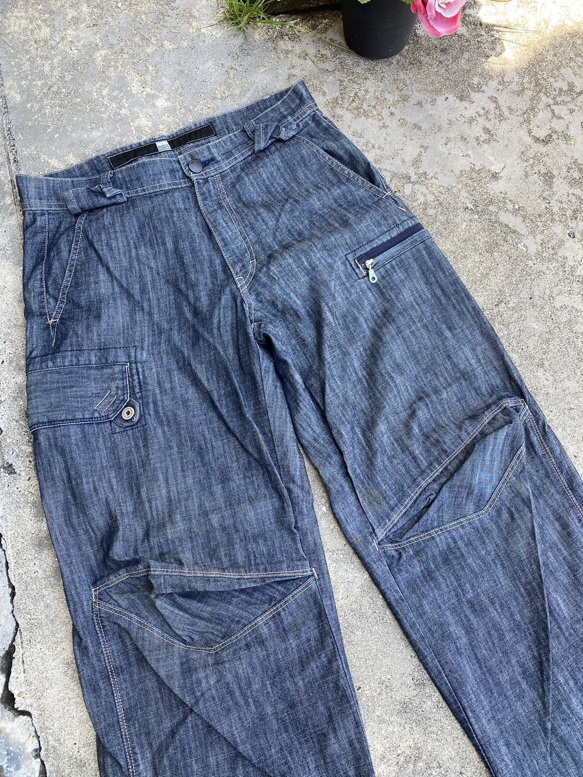 Marithe + Francois Girbaud Vintage Marithe Francois Girbaud Cargo Pants Size US 31 - 3 Thumbnail