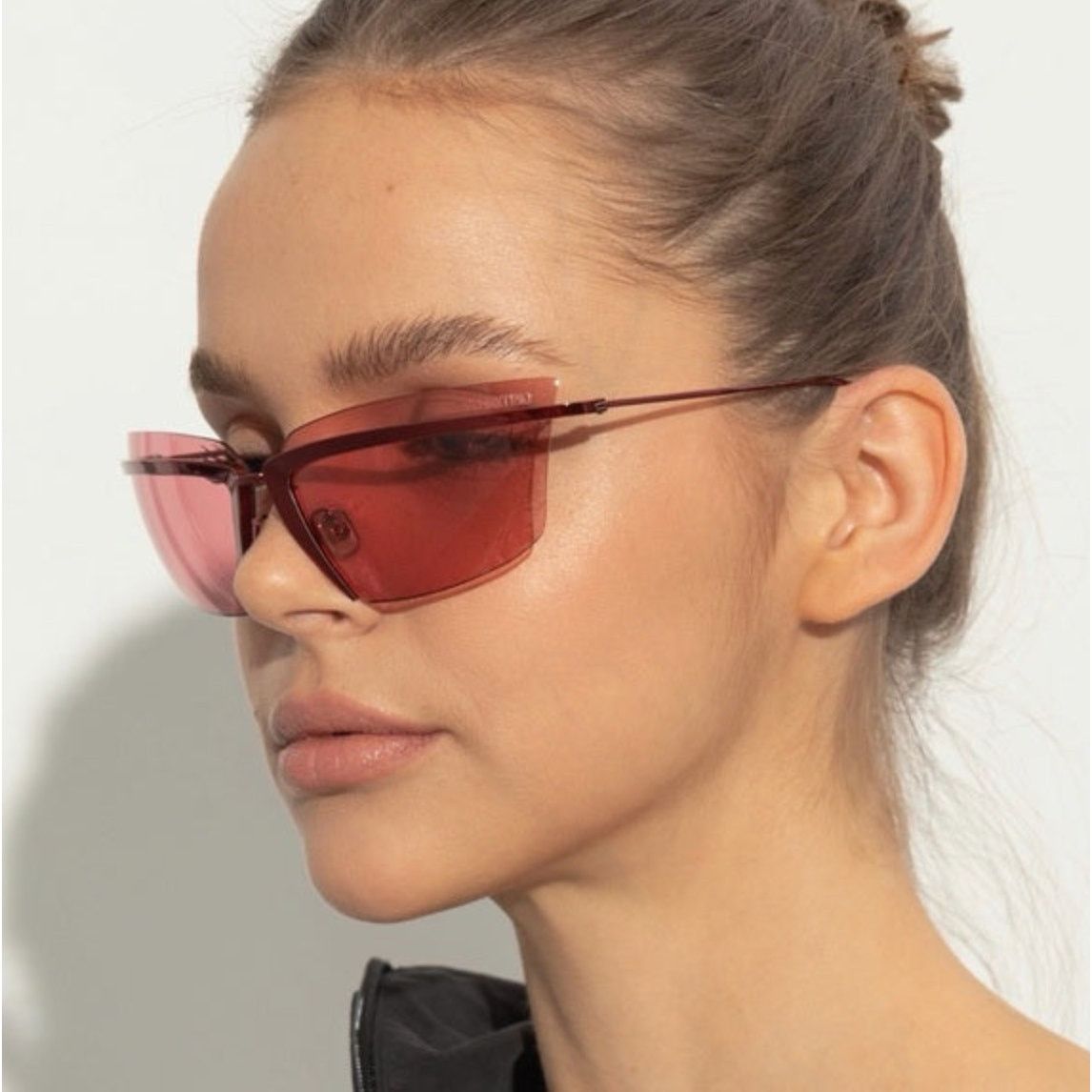 Valentino NEW Valentino V-Lure VLS130B Shield Mask Sunglasses Red Size ONE SIZE - 1 Thumbnail
