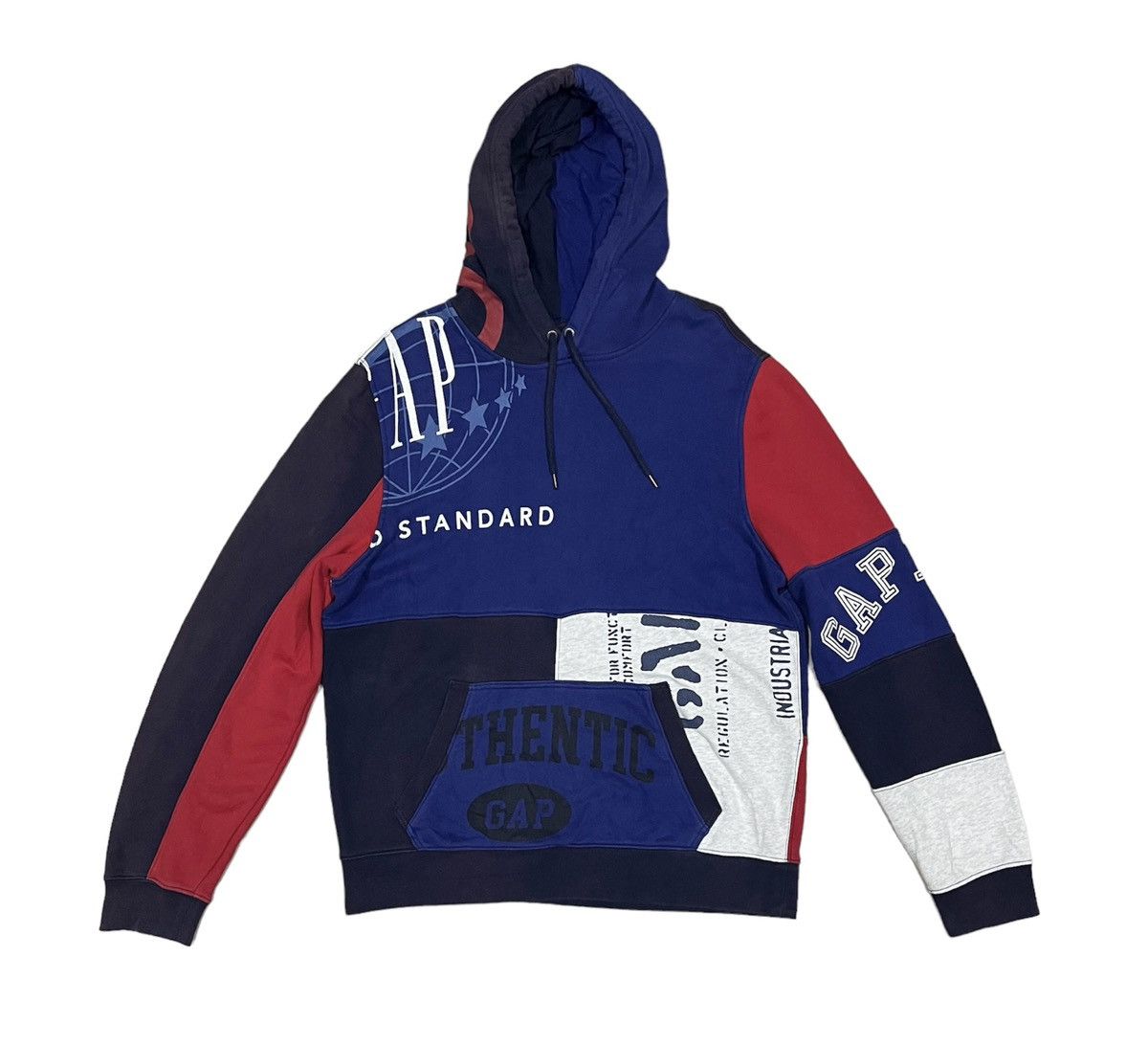 Gap Vtg GAP Multicolor Hoodies x Rare Size US L / EU 52-54 / 3 - 1 Thumbnail
