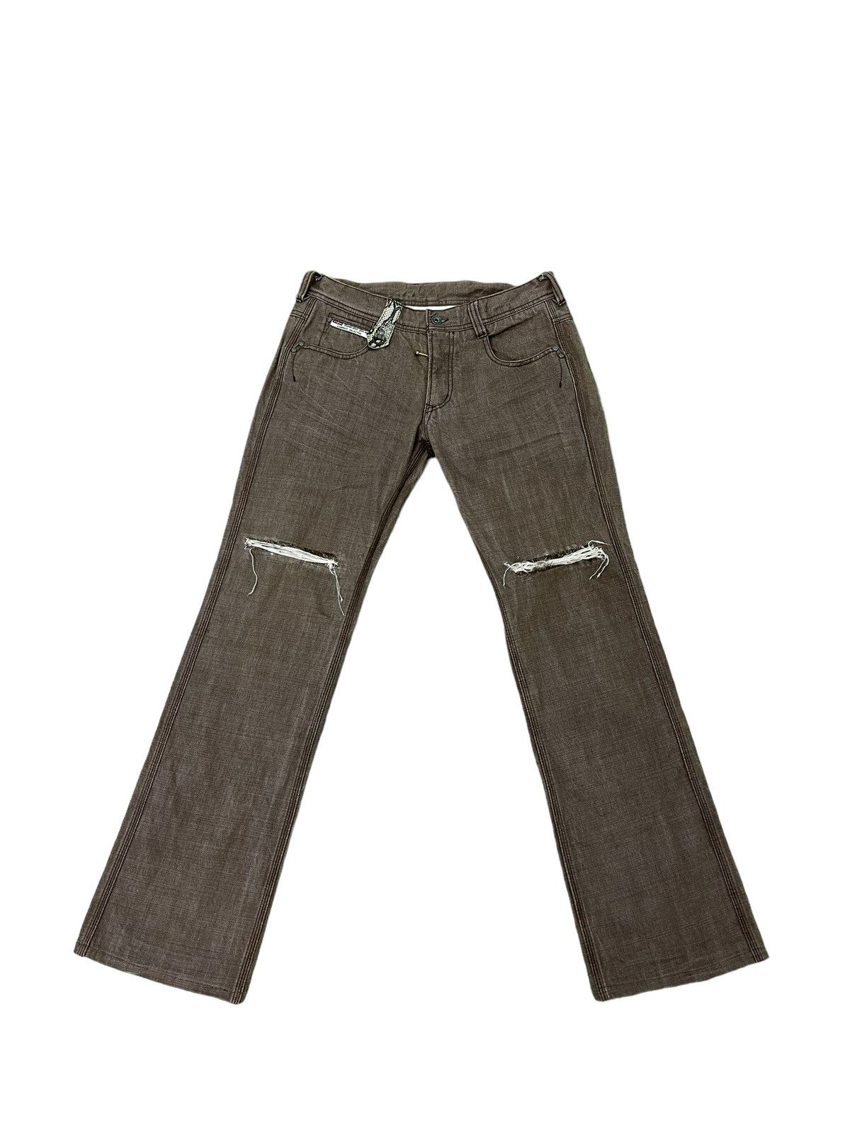 HIDEAWAYS Slim Jeans Nicole Club Python Distress 8🟦0 Size US 32 / EU 48 - 9 Thumbnail