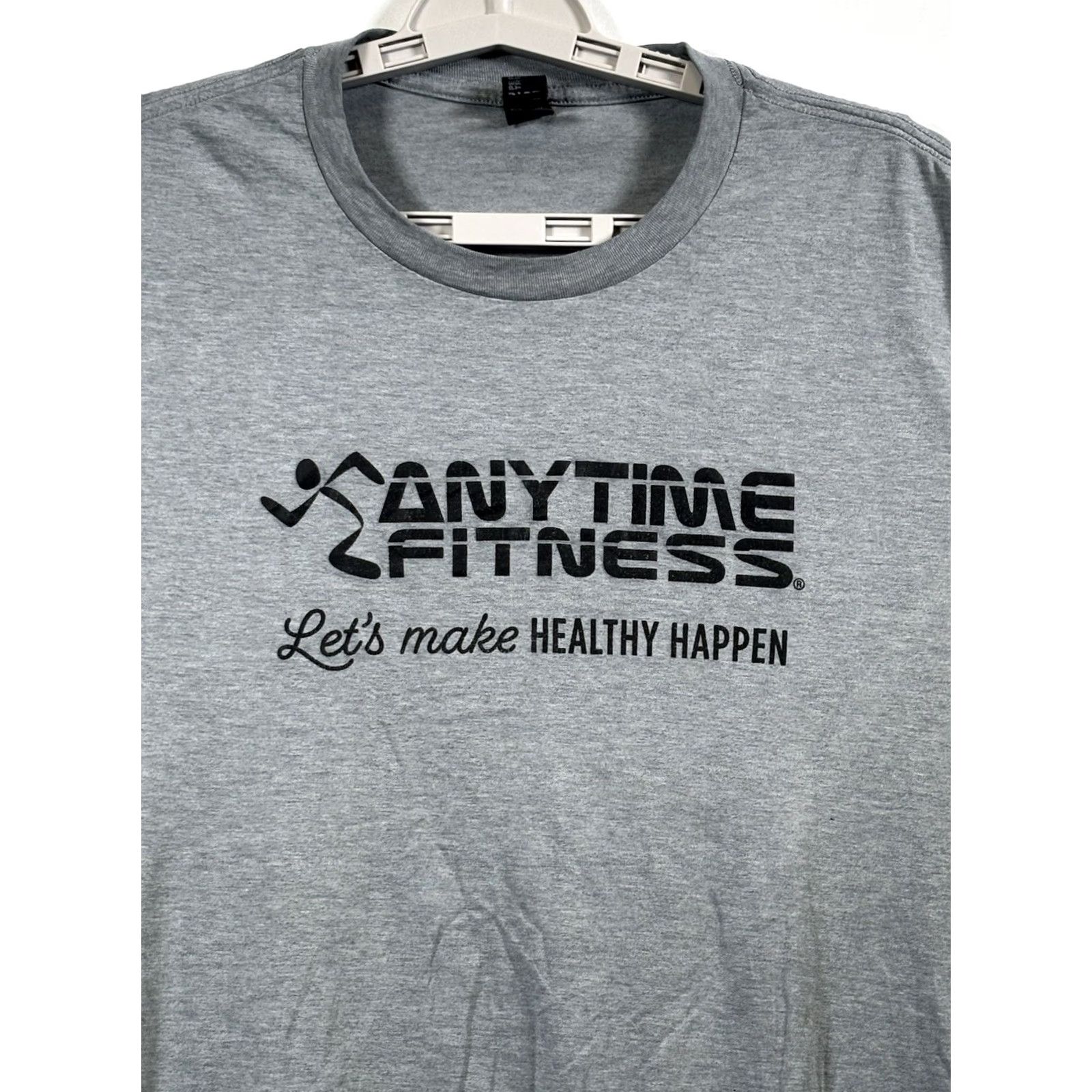 Vintage Anytime Fitness Employee Men's Graphic T-Shirt Size Large Gray Size US L / EU 52-54 / 3 - 2 Thumbnail