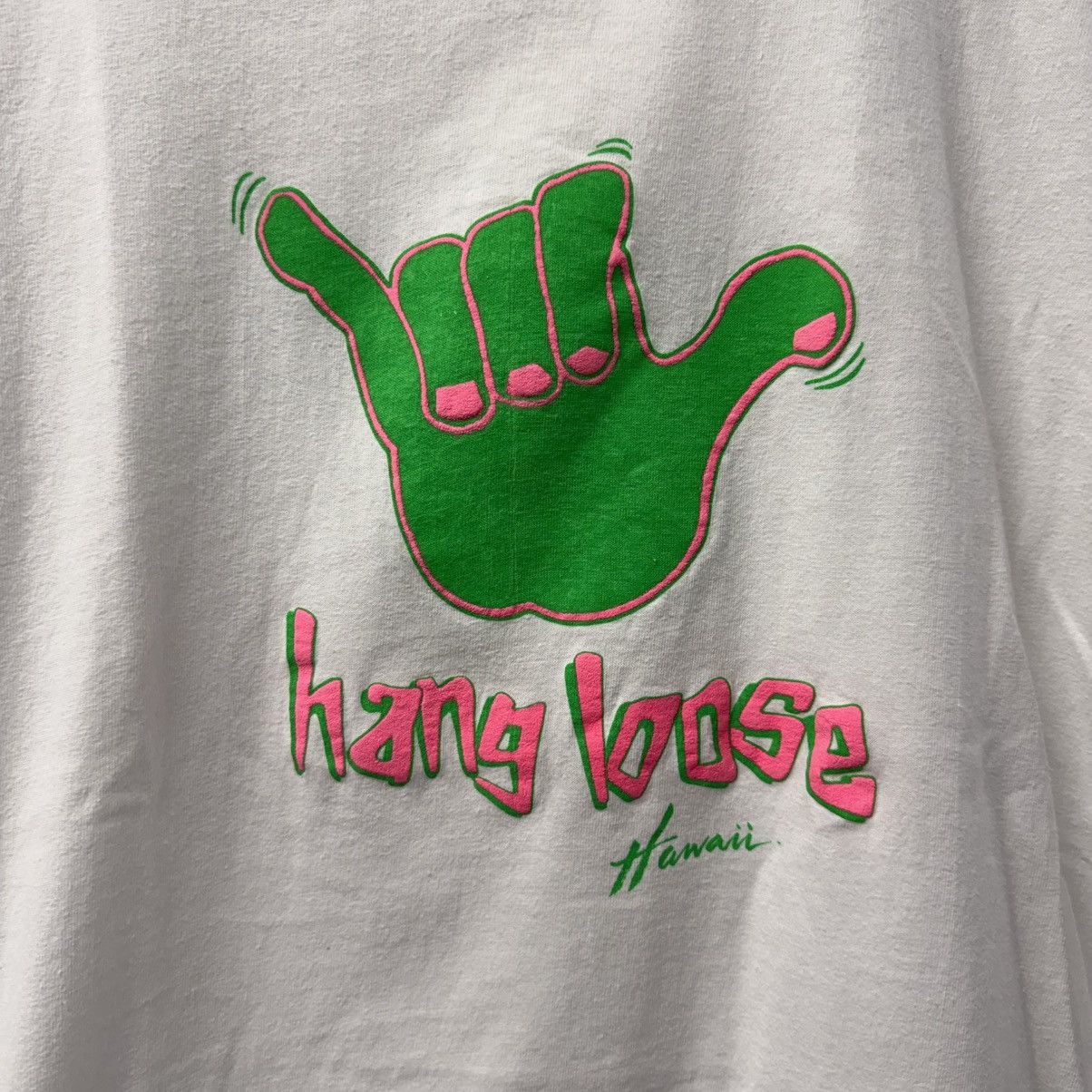 Japanese Brand × Vintage RARE Vintage Hang Loose Surfing Hawaii Tee Size US L / EU 52-54 / 3 - 6 Thumbnail