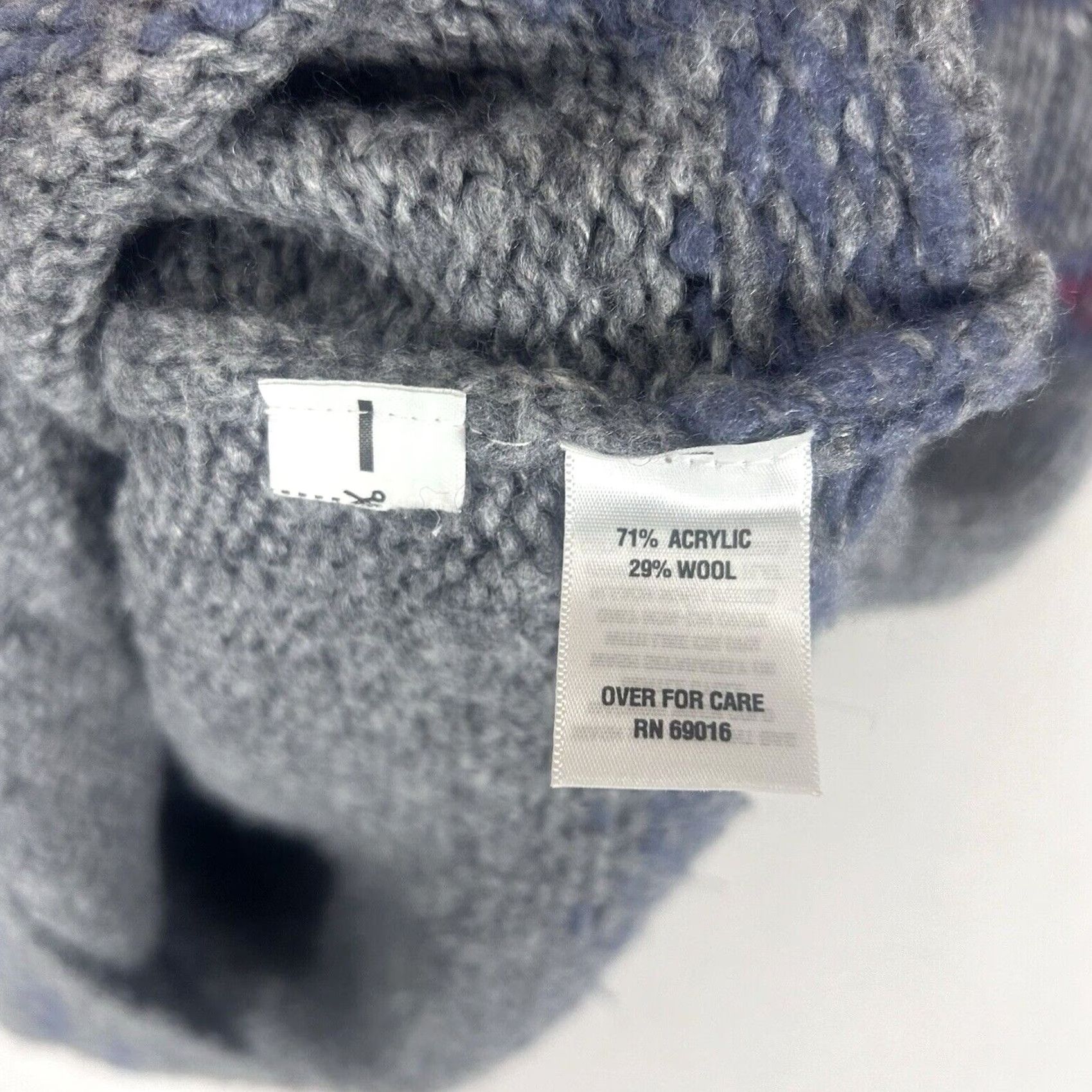 Vintage VINTAGE Le Tigre Sweater Fair Isle Wool Blend Crew Neck Women's Small Gray Xmas Holiday Christmas Knit Pullover Size S / US 4 / IT 40 - 4 Thumbnail
