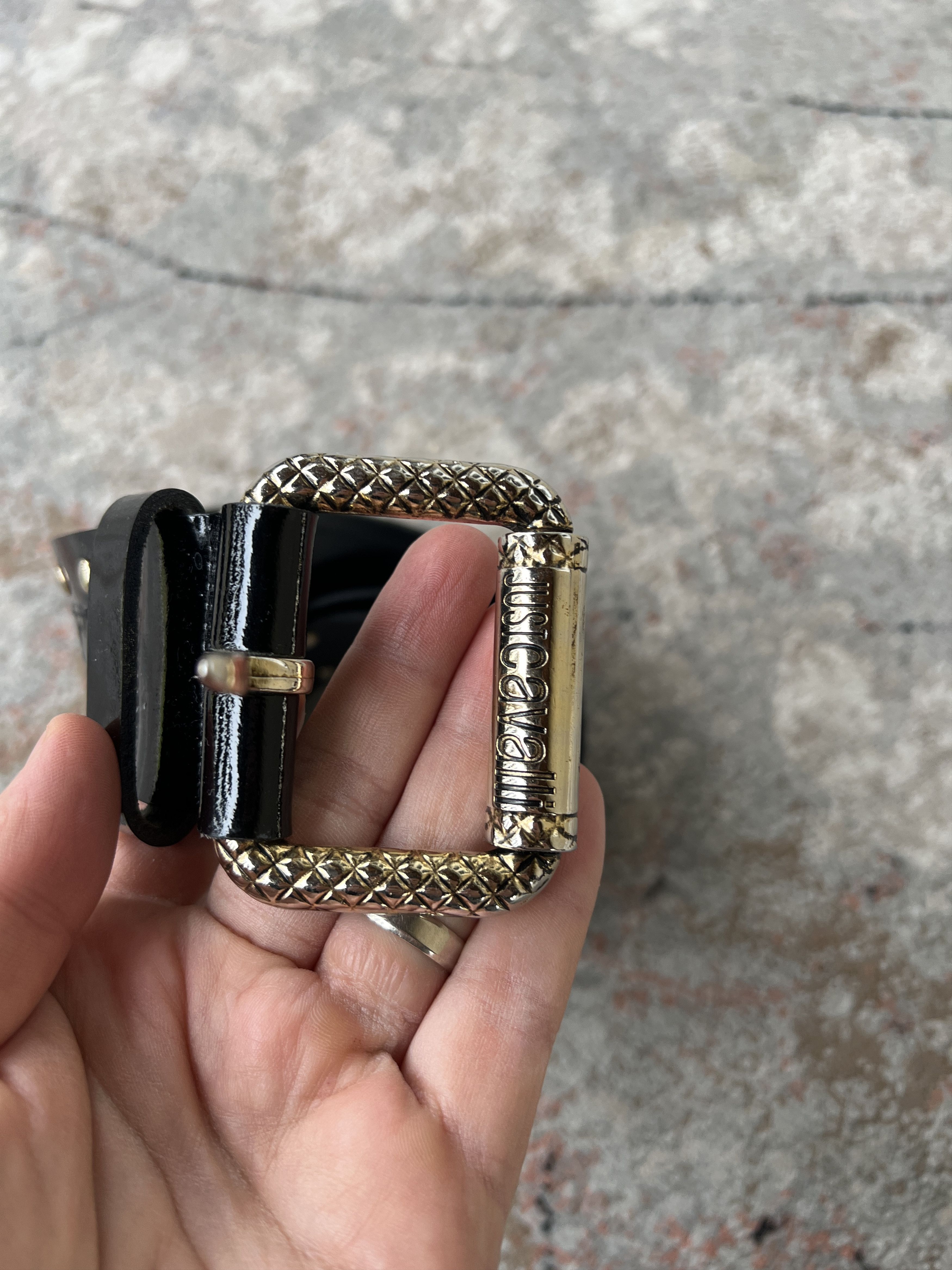 Just Cavalli Just Cavalli Leather Belt Size ONE SIZE - 2 Thumbnail