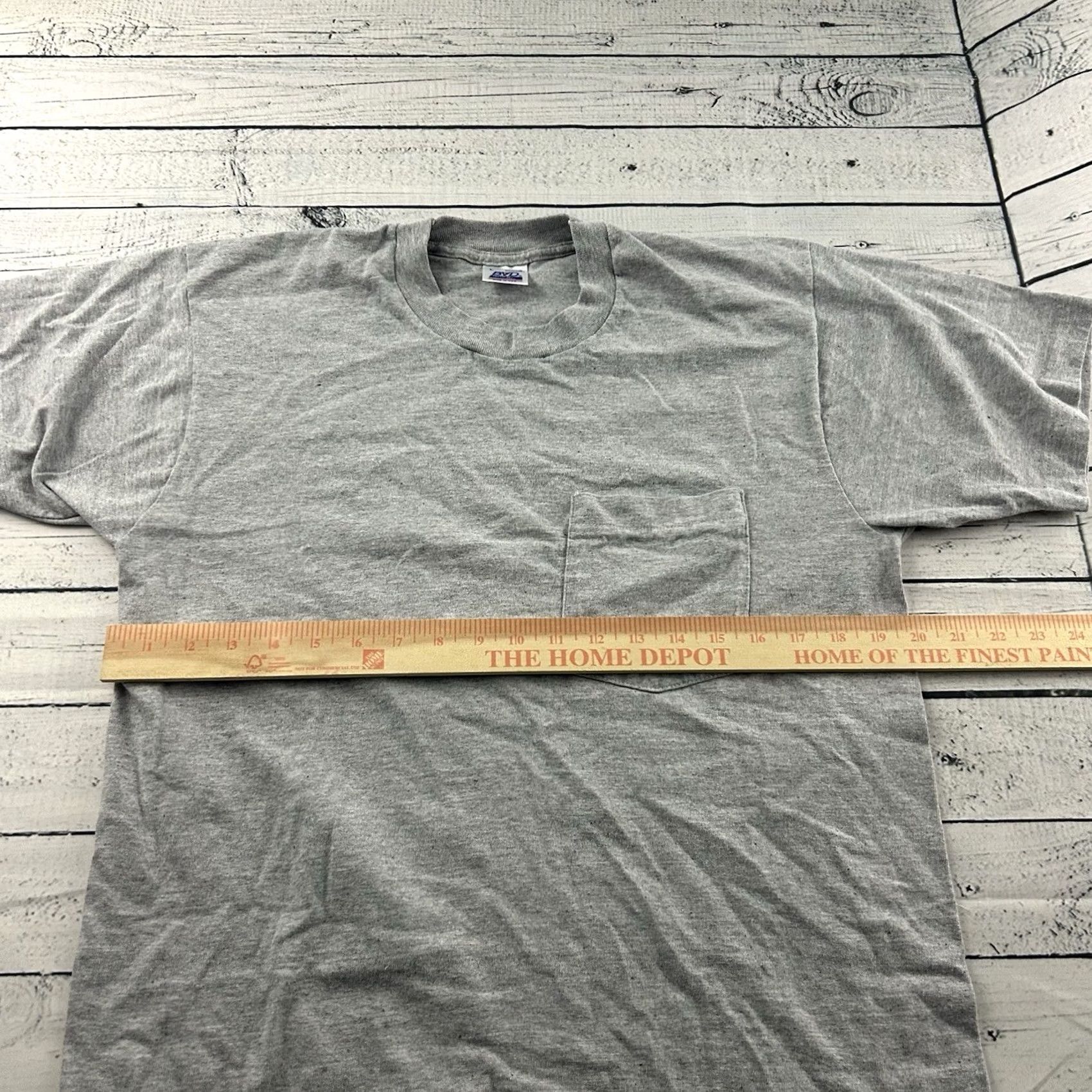 Vintage VINTAGE B.V.D Shirt Mens L Gray Short Sleeve Pocket T Shirt Size US L / EU 52-54 / 3 - 4 Thumbnail