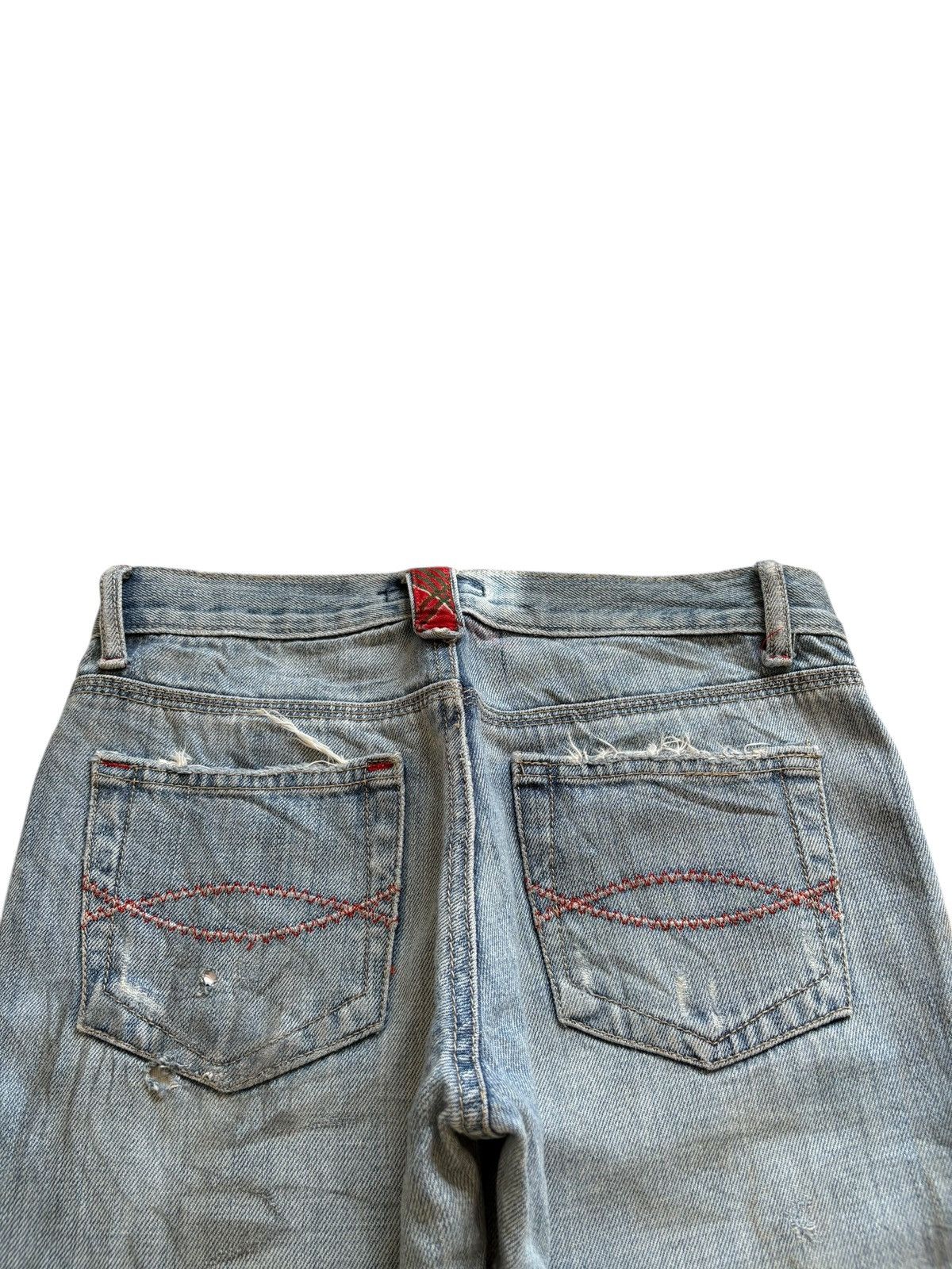 Abercrombie & Fitch Vintage Abercrombie Faded Wash Distressed Bootcut Flare Jean Size US 28 / EU 44 - 8 Thumbnail