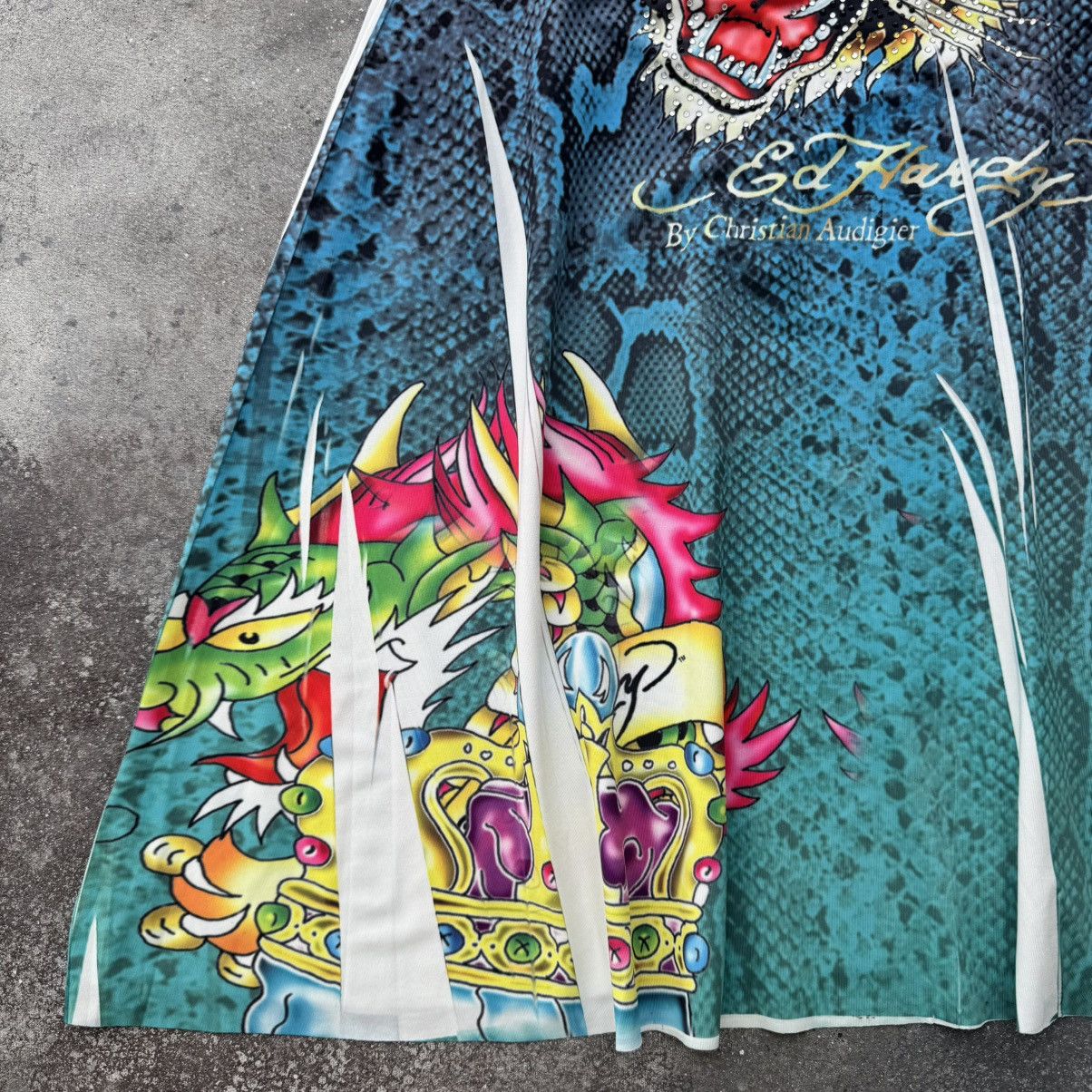 Ed Hardy Ed Hardy Y2K Vintage “Tiger Snake” Dress Size M / US 6-8 / IT 42-44 - 5 Thumbnail
