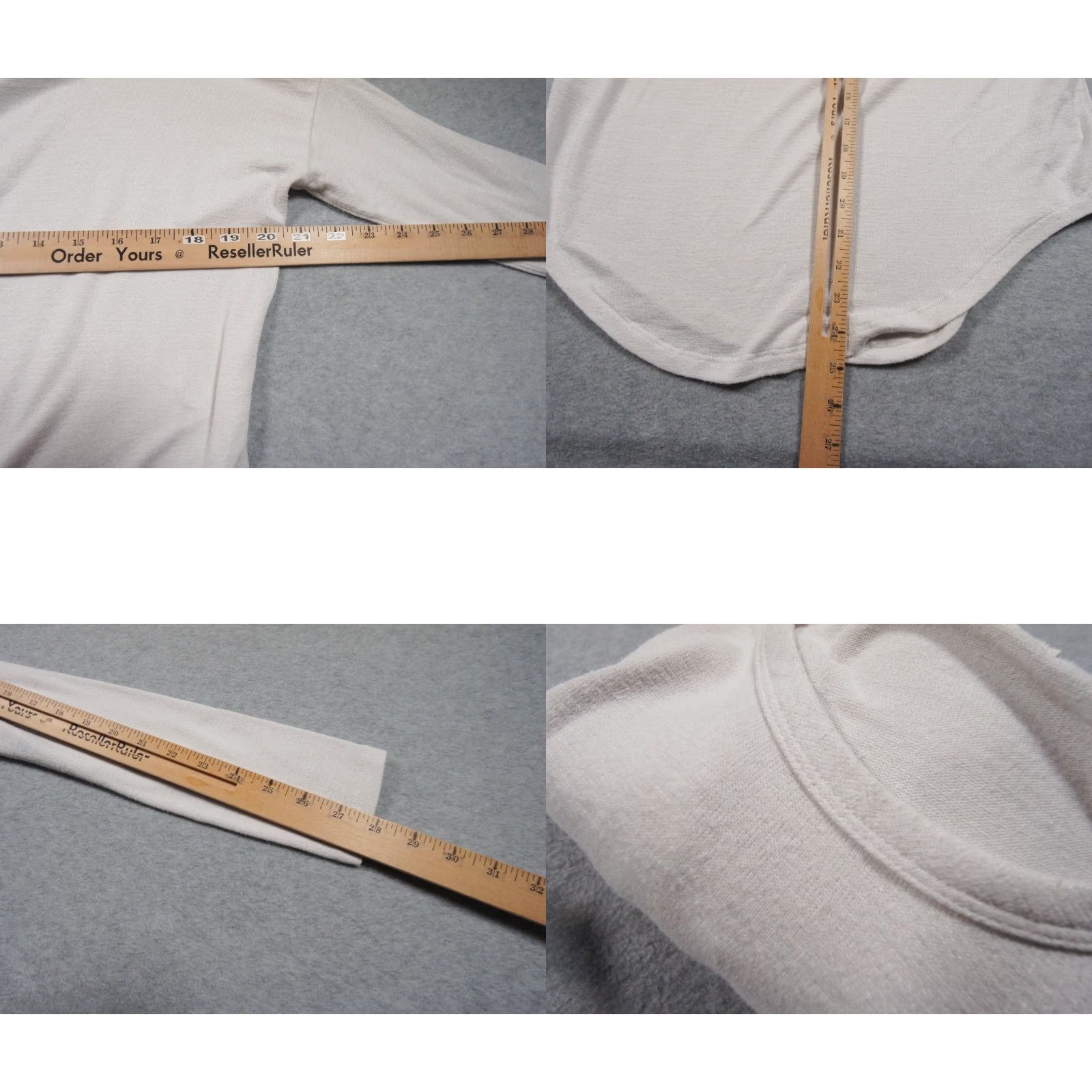 Rag & Bone Rag & Bone Shirt Womens XS White Relaxed Fit Long Sleeve Crewneck Ladies Tee Size XS / US 0-2 / IT 36-38 - 8 Thumbnail