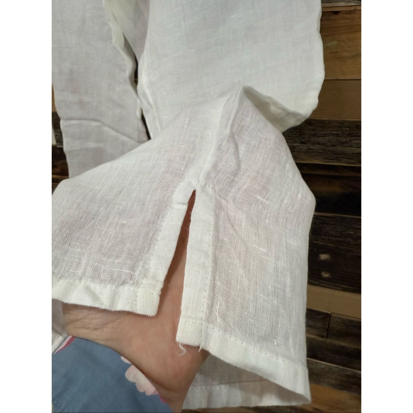 FLAX Flax linen white relax fit pants size M Size 30" / US 8 / IT 44 - 3 Thumbnail